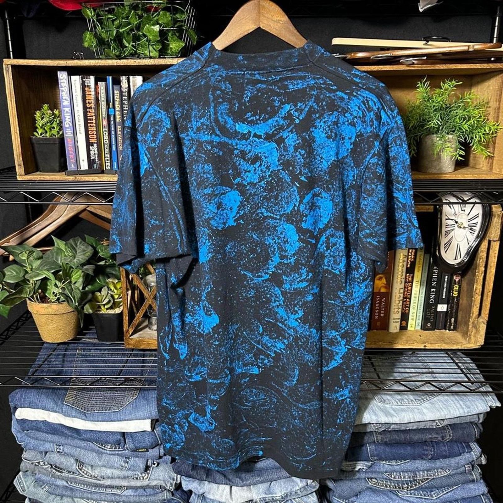 Fruit Of The Loom Vintage 90s Single Stitch Florida Tie Dye AOP Tee XL Shirt Size US XL / EU 56 / 4 - 2 Thumbnail