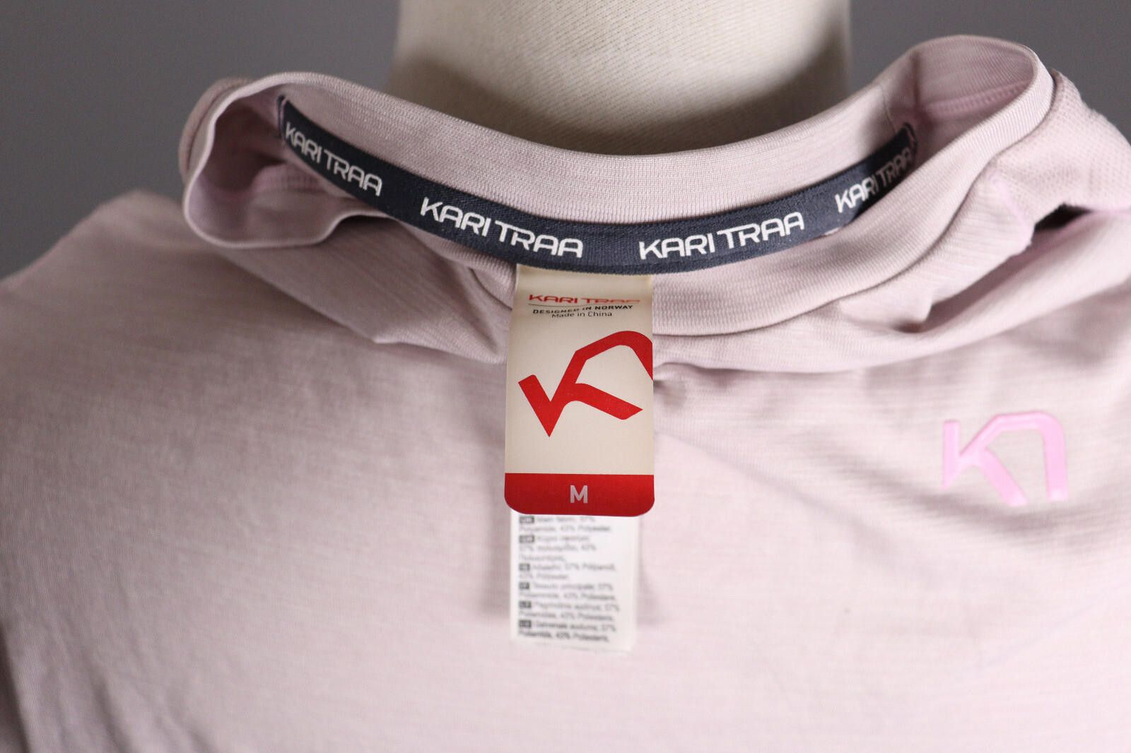 Designer Kari Traa Pink Long Sleeve Top Pullover Shirt Size M Size M / US 6-8 / IT 42-44 - 9 Thumbnail