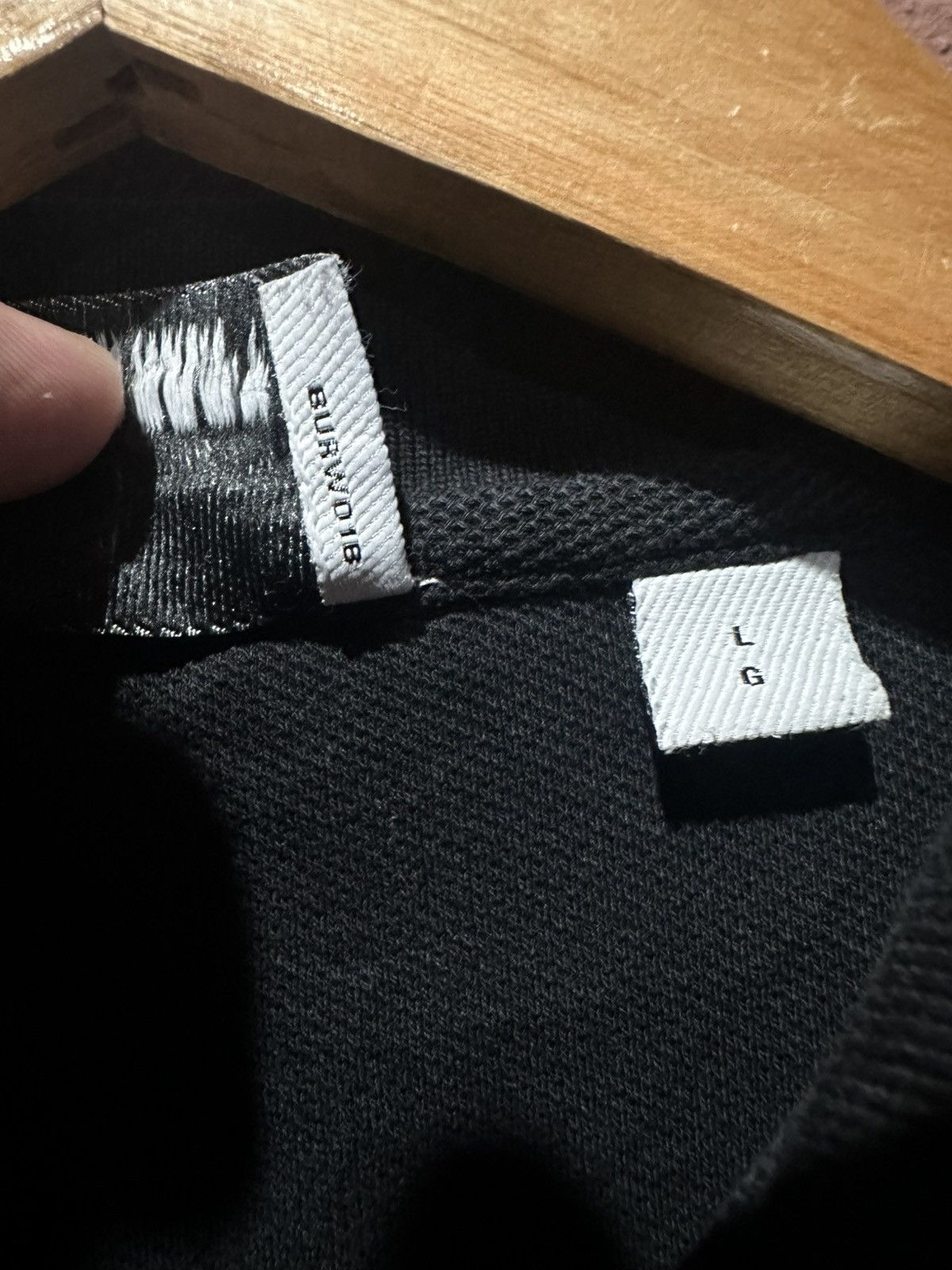 Burberry × Vintage Burberry Eddie Core Polo L Black Size US L / EU 52-54 / 3 - 3 Thumbnail