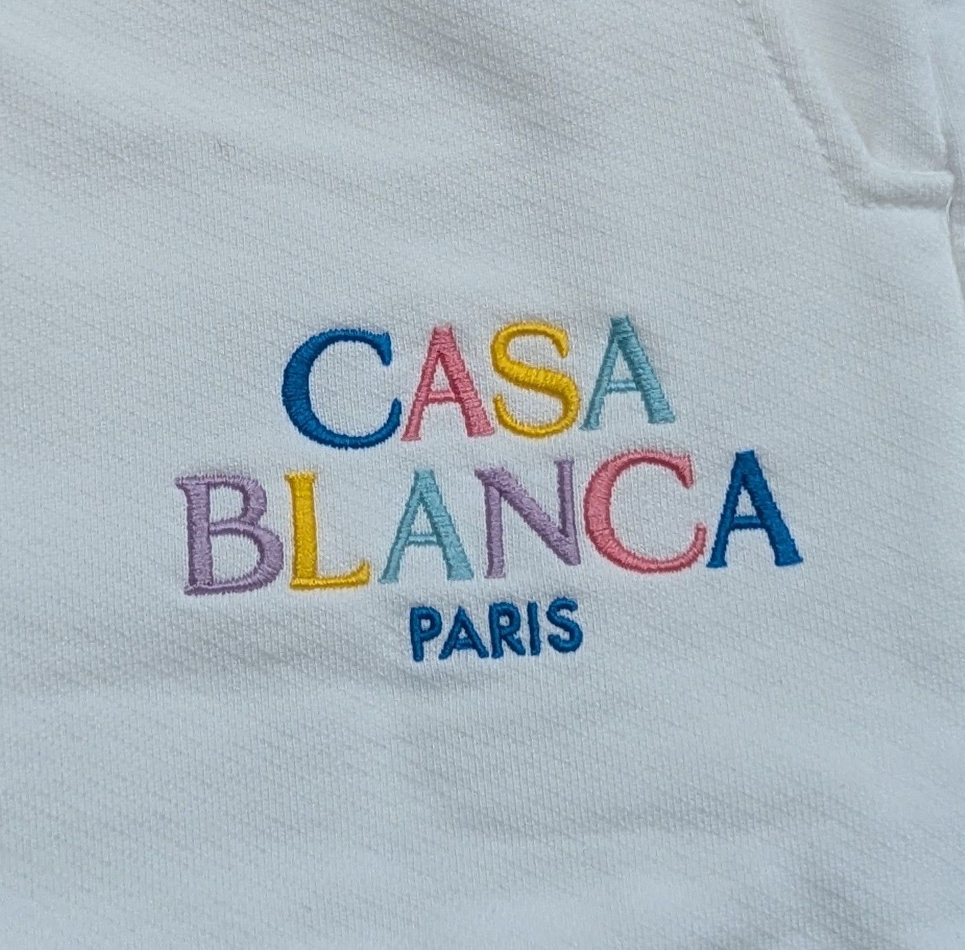 Casablanca Casablanca Stacked Logo Cotton Jogger Pants White Small Size US 30 / EU 46 - 3 Thumbnail