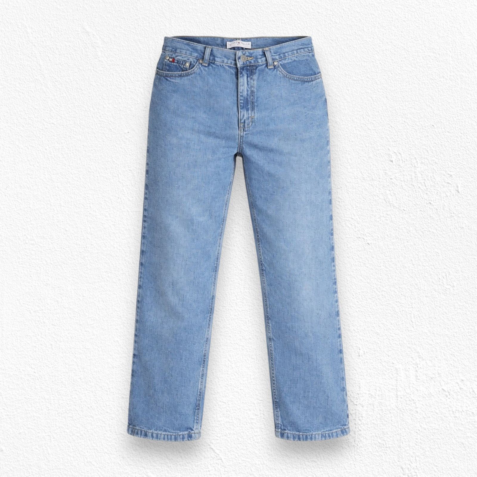 Tommy Hilfiger 90s Tommy Hilfiger Light Wash Capri Jeans Size 12 Size 34" / US 12 / IT 48 - 1 Thumbnail