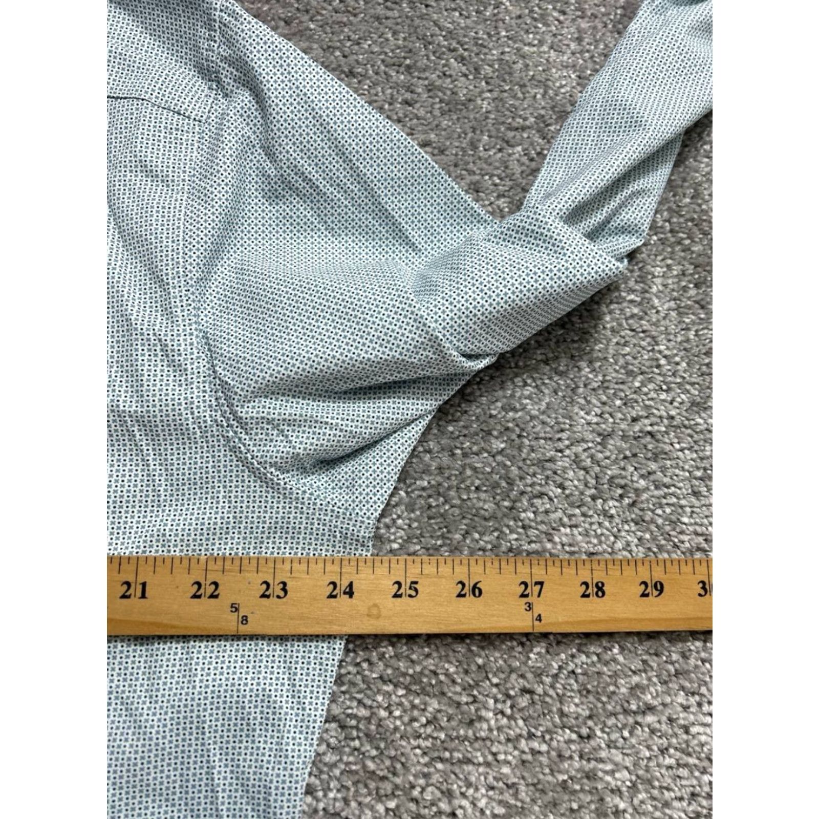 Bonobos Bonobos Slim Fit Shirt Mens XL Green Nylon Stretch Button Front Collared Weekend Size US XL / EU 56 / 4 - 6 Thumbnail