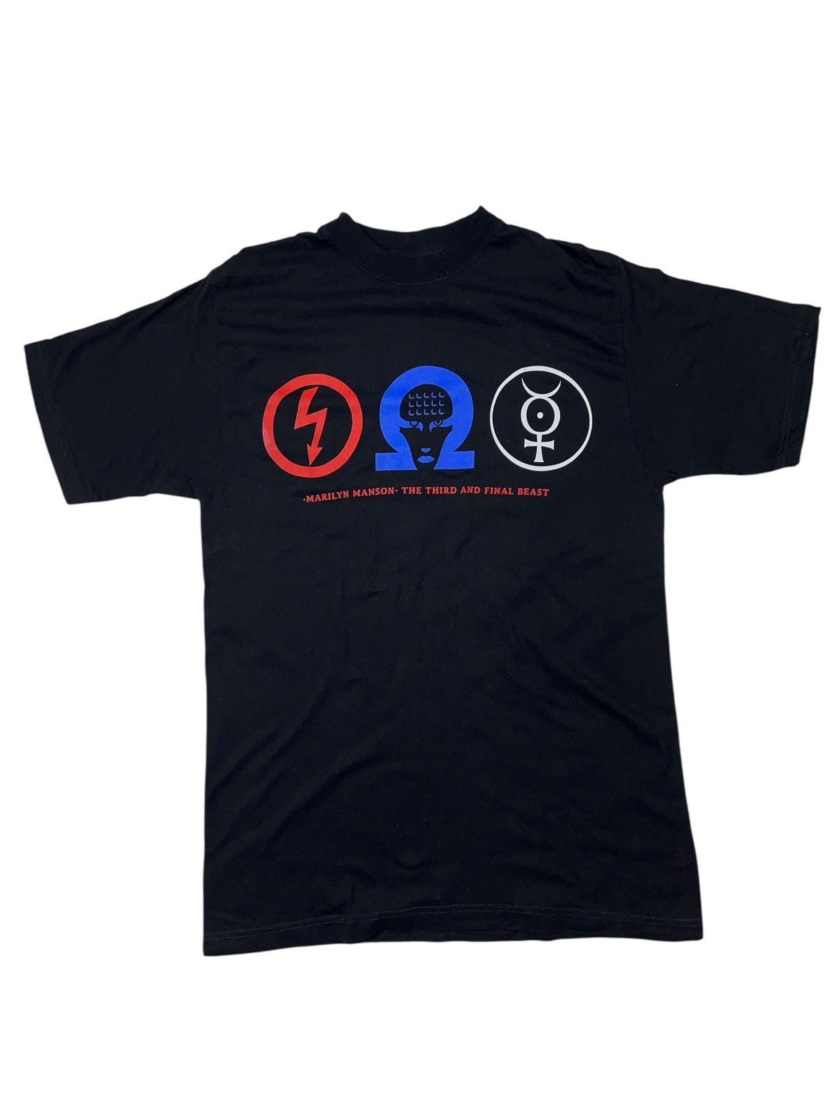 Marilyn Manson Vintage 90s Marilyn Manson The Third And Final Beast T-shirt Size US L / EU 52-54 / 3 - 1 Thumbnail