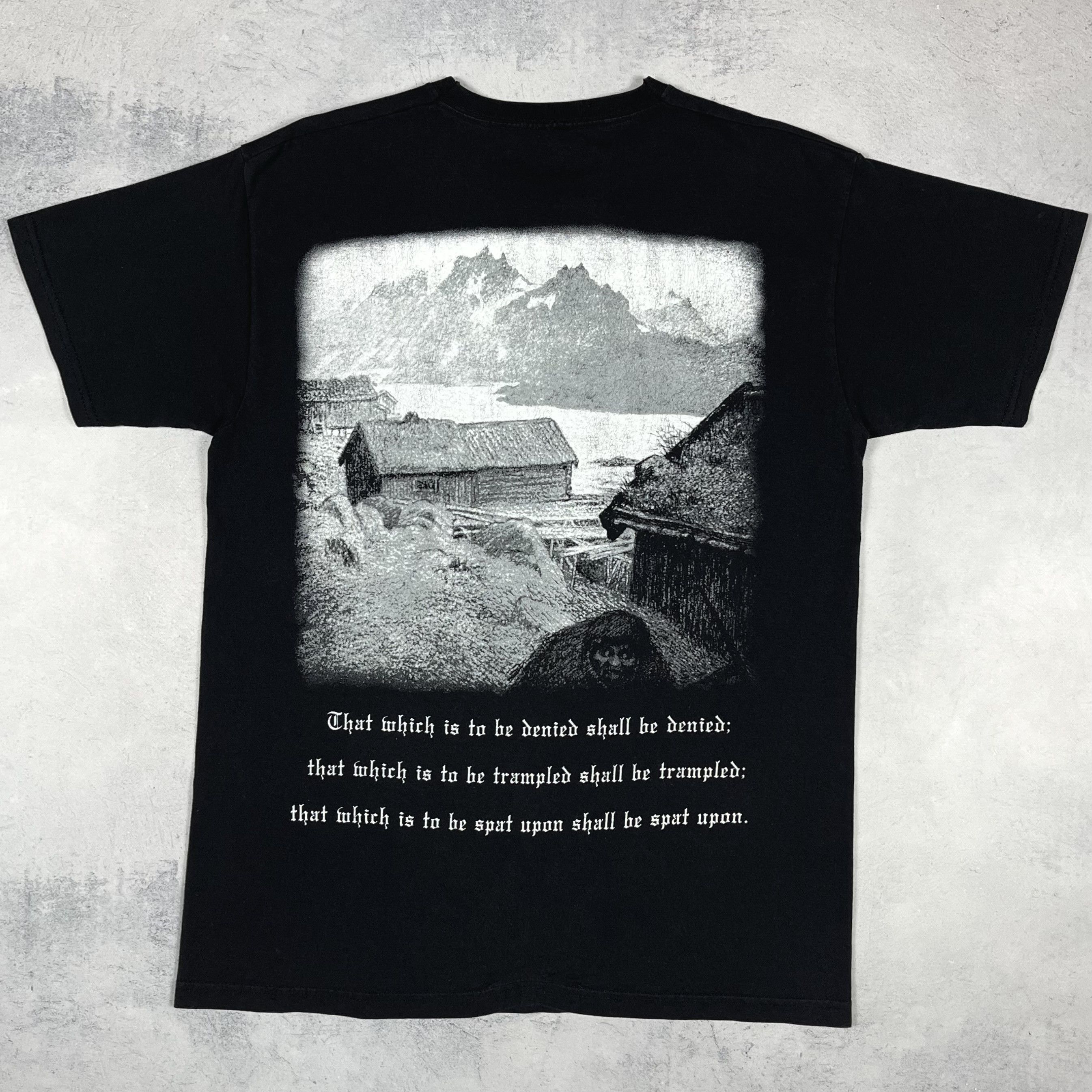 Band Tees Vintage Burzum Hvis Lyset Tar Oss Black Metal T Shirt 00’s Size US M / EU 48-50 / 2 - 15 Thumbnail