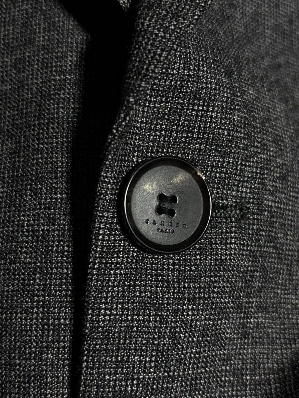 Sandro Sandro Paris Tailored Wool Blazer Jacket Size XL / US 12-14 / IT 48-50 - 9 Thumbnail