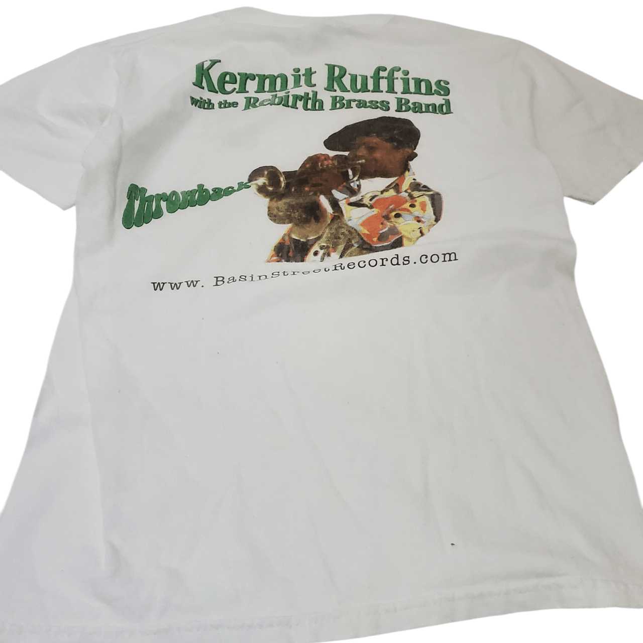 Vintage Y2K Kermit Ruffins Brass Band T-Shirt Size US S / EU 44-46 / 1 - 2 Thumbnail