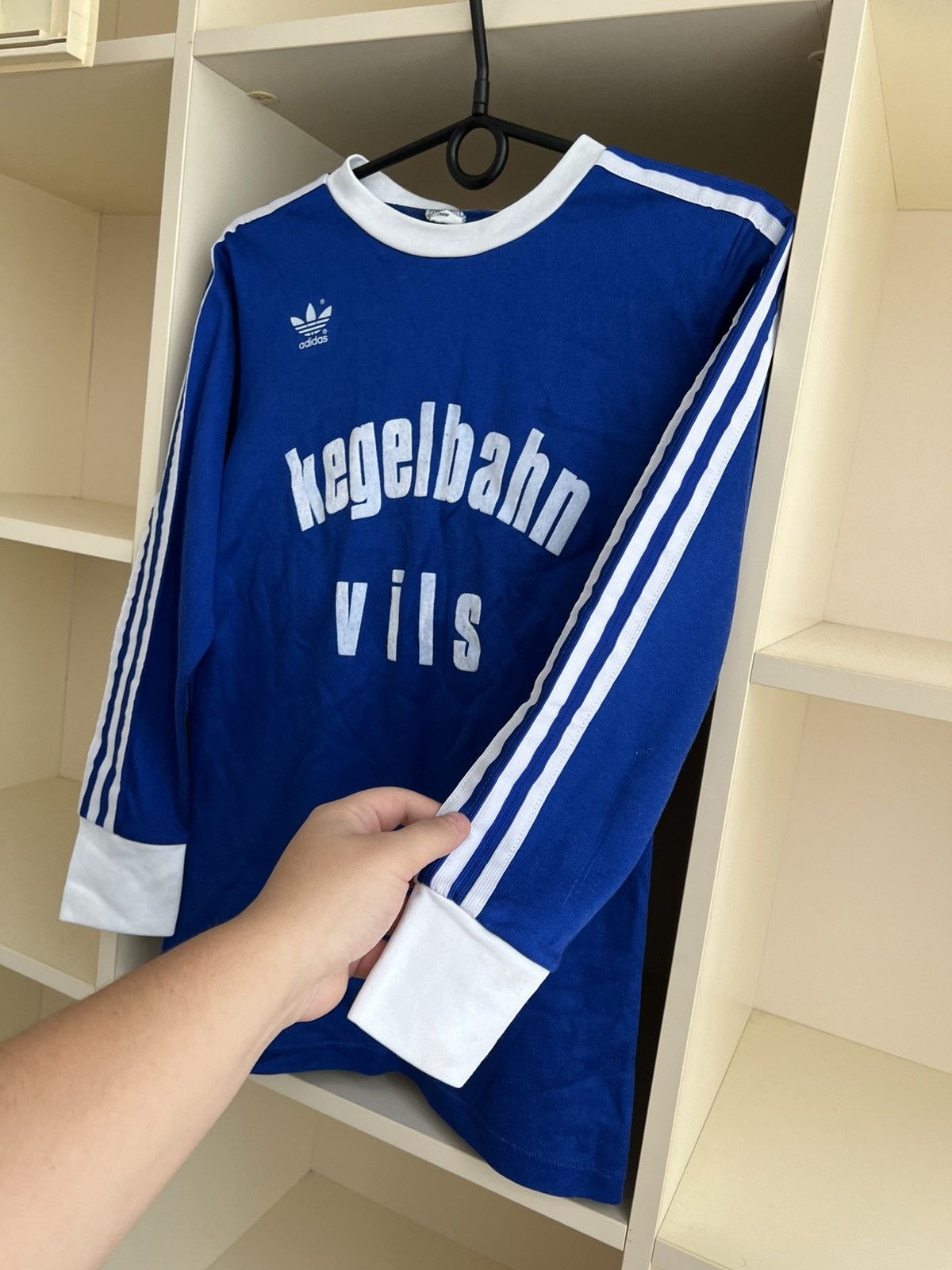 Adidas Vintage 80s Adidas Erima Long Sleeve Mede in West Germany Size US S / EU 44-46 / 1 - 11 Thumbnail
