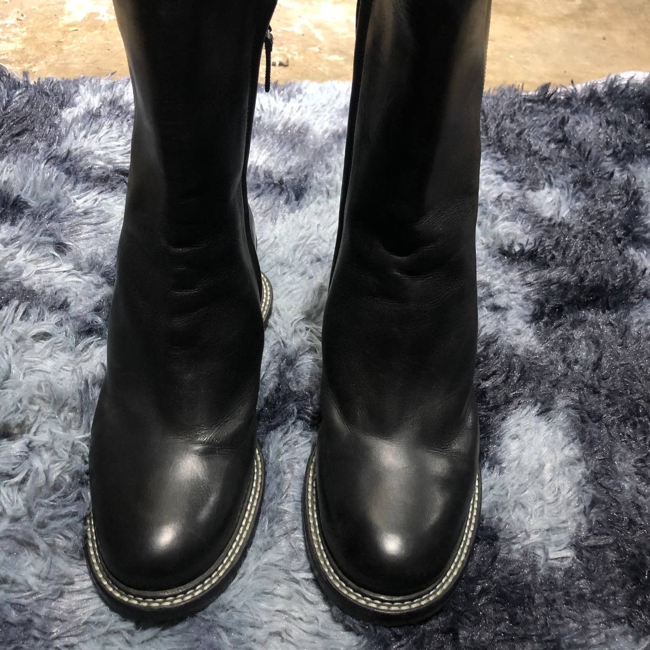 Jil Sander Jil Sander Wedge Ankle Zip Leather boots Size US 7.5 / IT 37.5 - 3 Thumbnail