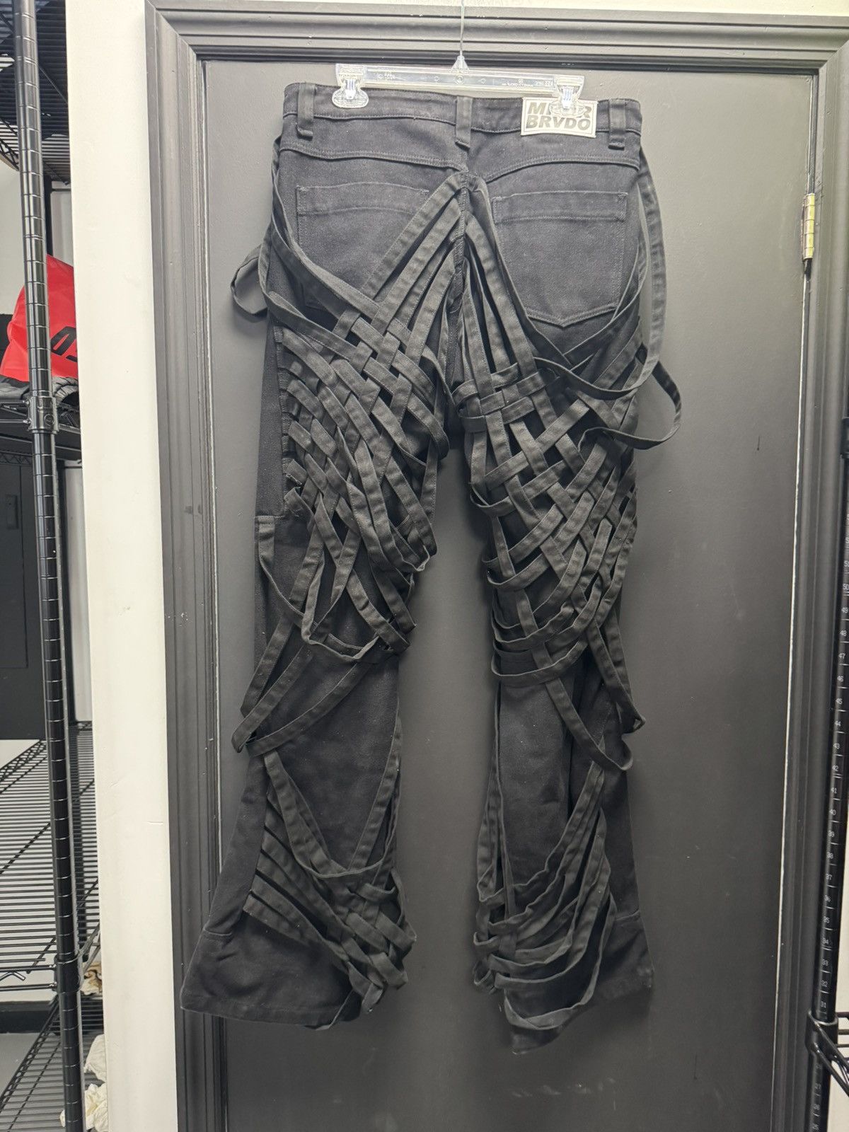 Who Decides War Who Decides War Interwoven Trousers Black Size US 32 / EU 48 - 2 Thumbnail