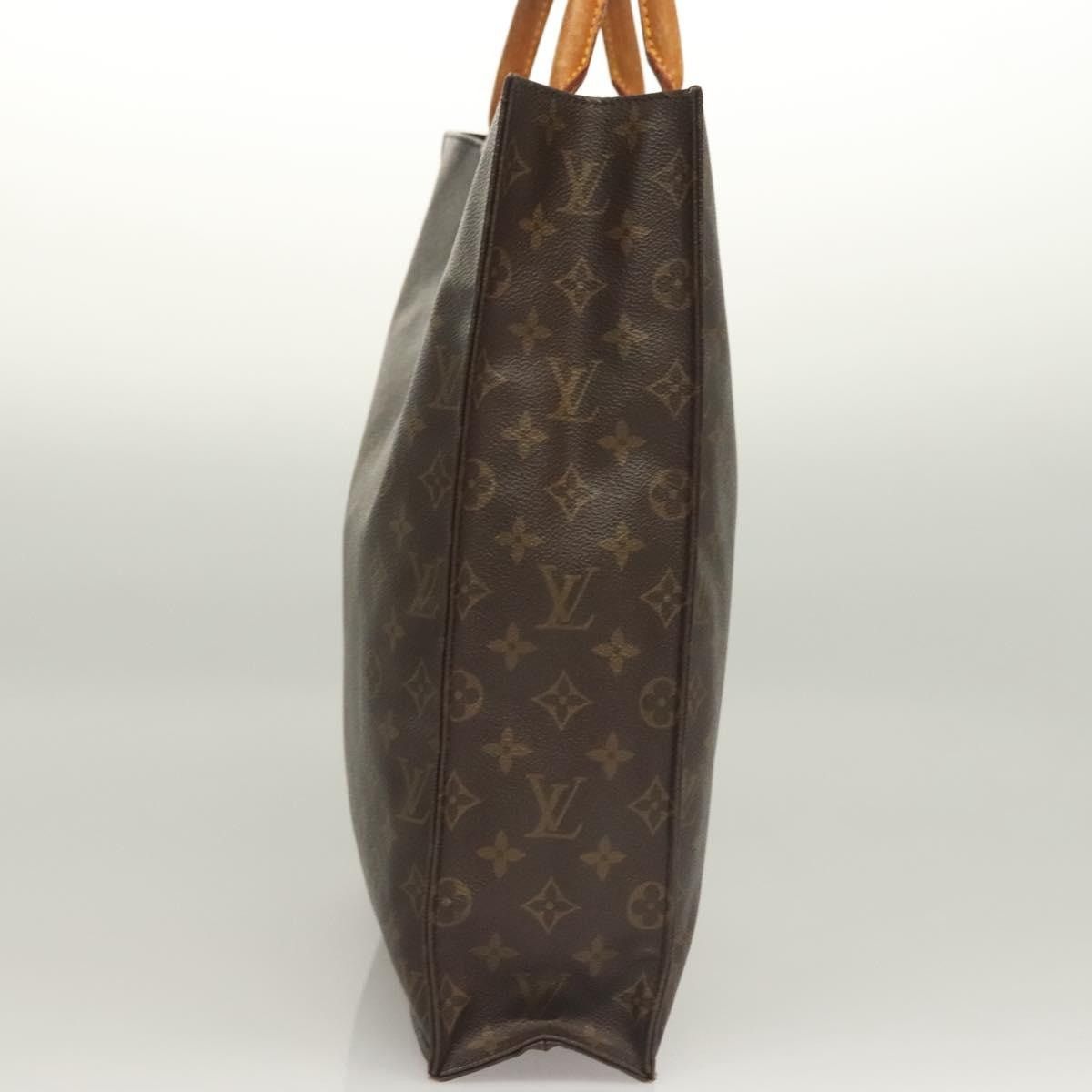 Louis Vuitton LOUIS VUITTON Monogram Sac Plat Hand Bag M51140 Size ONE SIZE - 4 Thumbnail