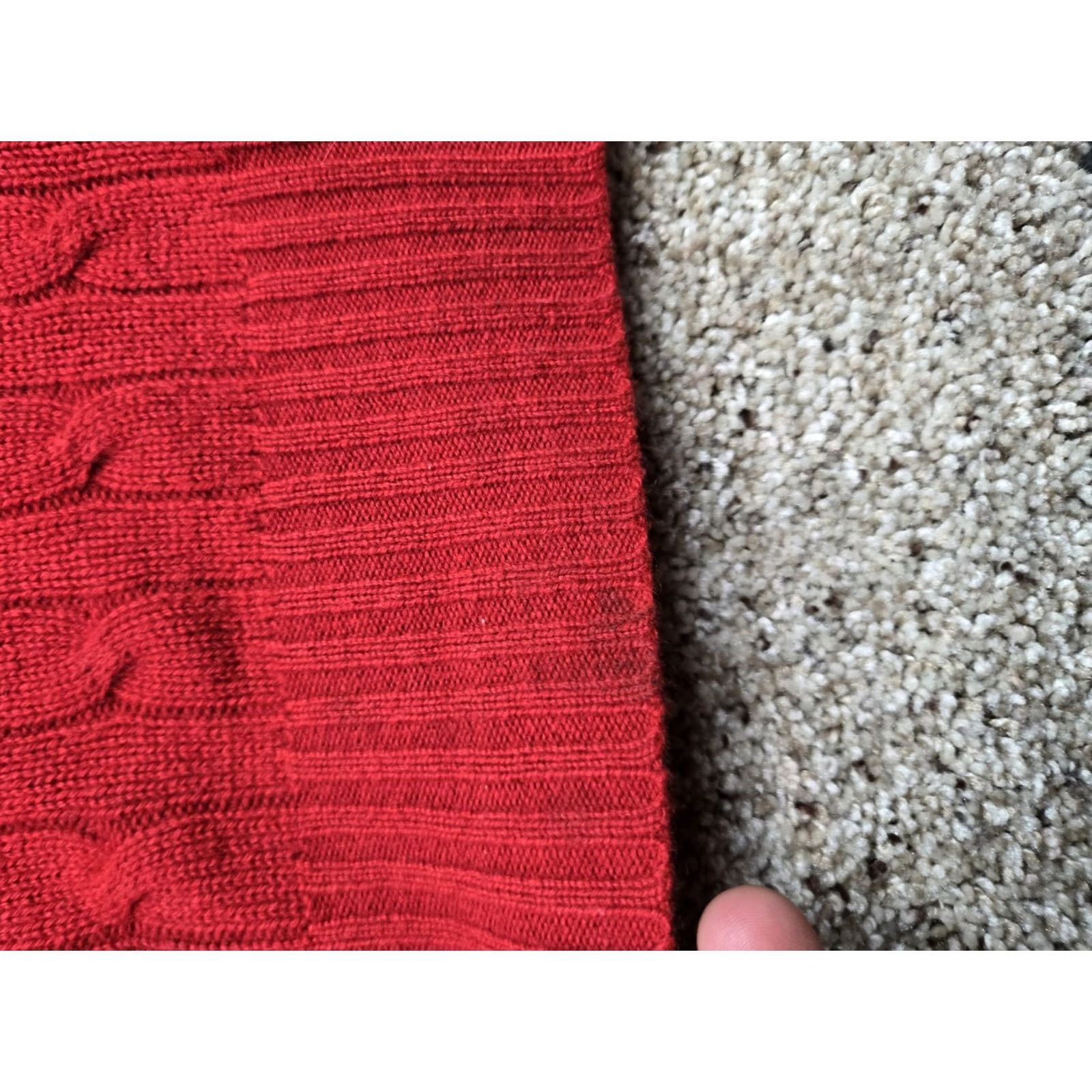Polo Ralph Lauren Polo Ralph Lauren Cashmere Cable Knit Sweater 2XL Mens Red Long Sleeve Crew Neck Pullover Casual Adult Regular Knit Wool/ Cashmere Size US XXL / EU 58 / 5 - 5 Thumbnail