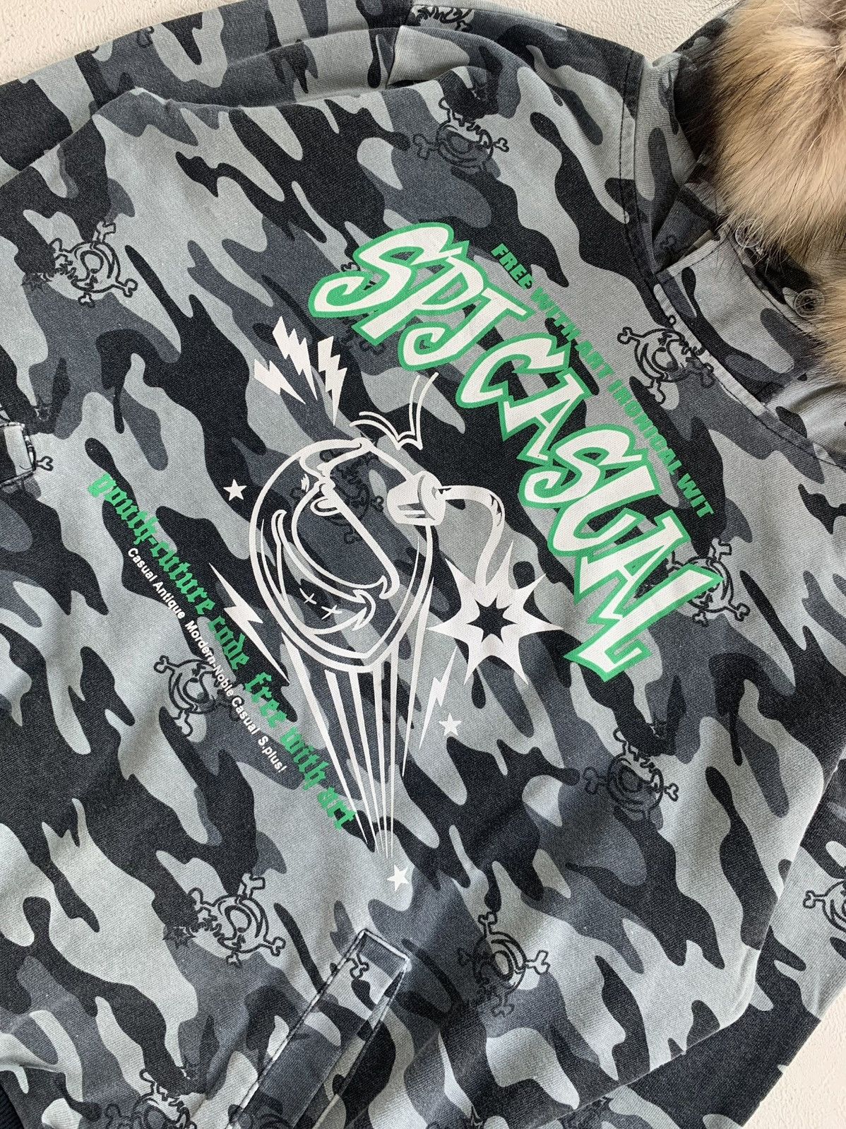 Japanese Brand Japanese S.Plus Fur Hoodie Ifsixwasnine Lgb Style Size US M / EU 48-50 / 2 - 4 Thumbnail