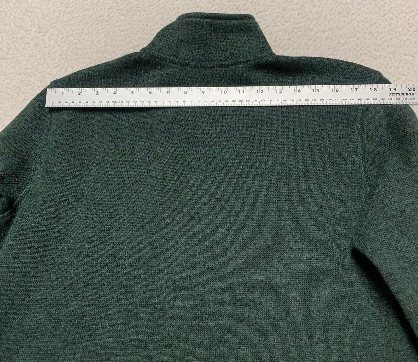 Eddie Bauer Eddie Bauer Men's Medium Green Quarter Zip Fleece Size US M / EU 48-50 / 2 - 9 Thumbnail