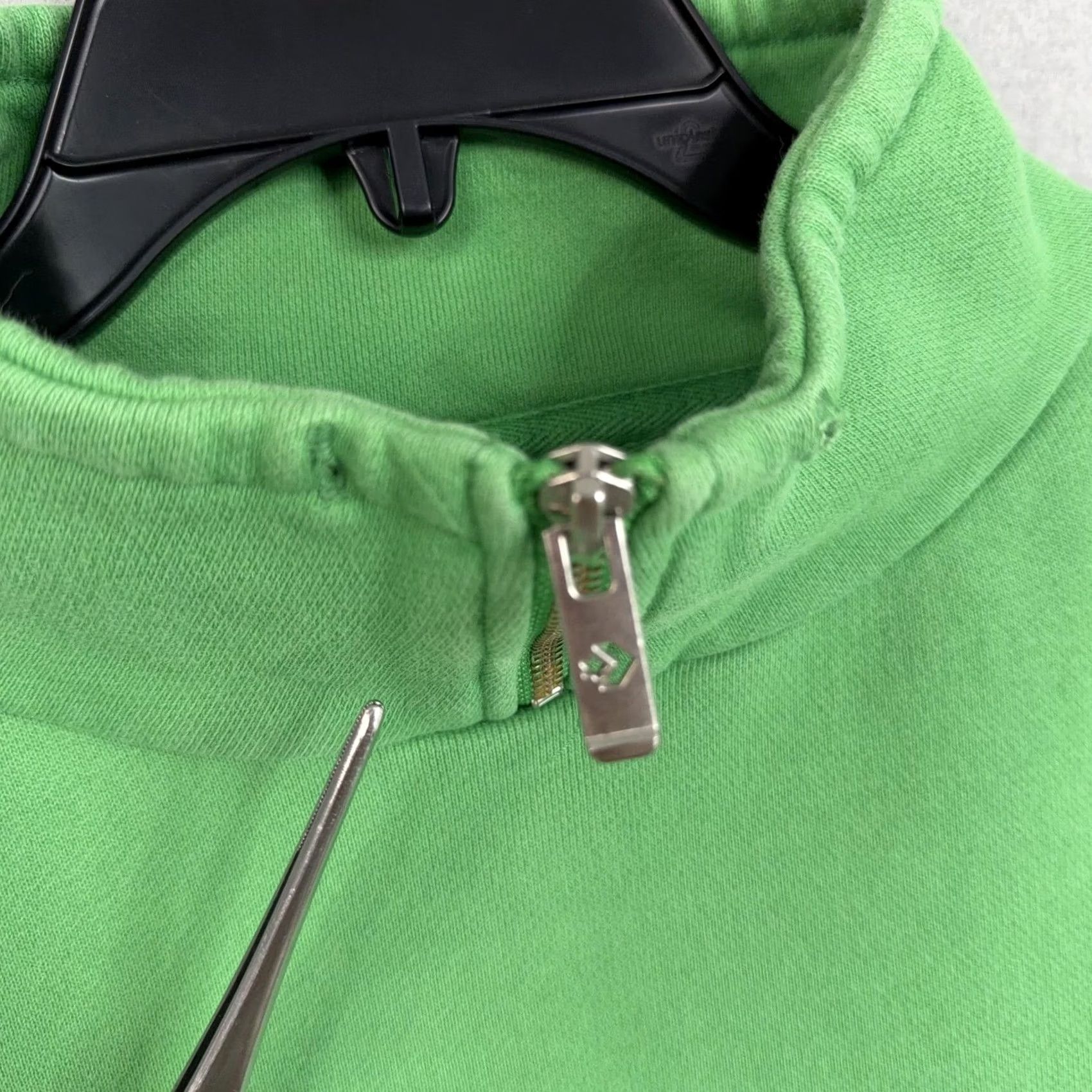 Converse Converse Sweatshirt Golf Le Fleur Adult Small Green Pullover 1/4 Zip Casual Mens Womens Size S / US 4 / IT 40 - 4 Thumbnail