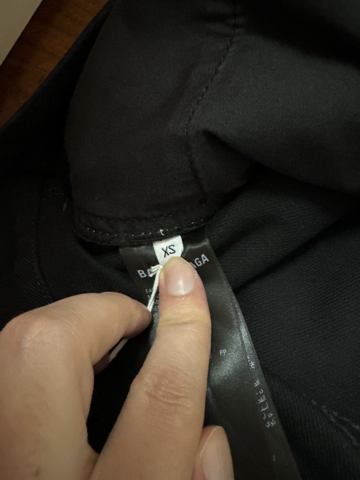 Balenciaga Balenciaga x Adidas Oversized Black Denim Sz. XS Size US 28 / EU 44 - 12 Thumbnail