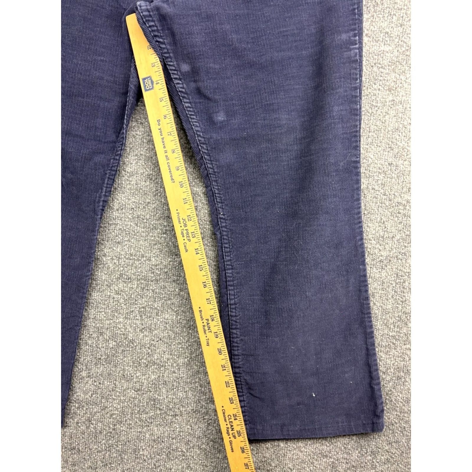 Levi's VINTAGE Levi's Corduroy Pants Men's W36 x L26 Blue Bootcut White Tab 80s Jeans Men Size US 36 / EU 52 - 6 Thumbnail