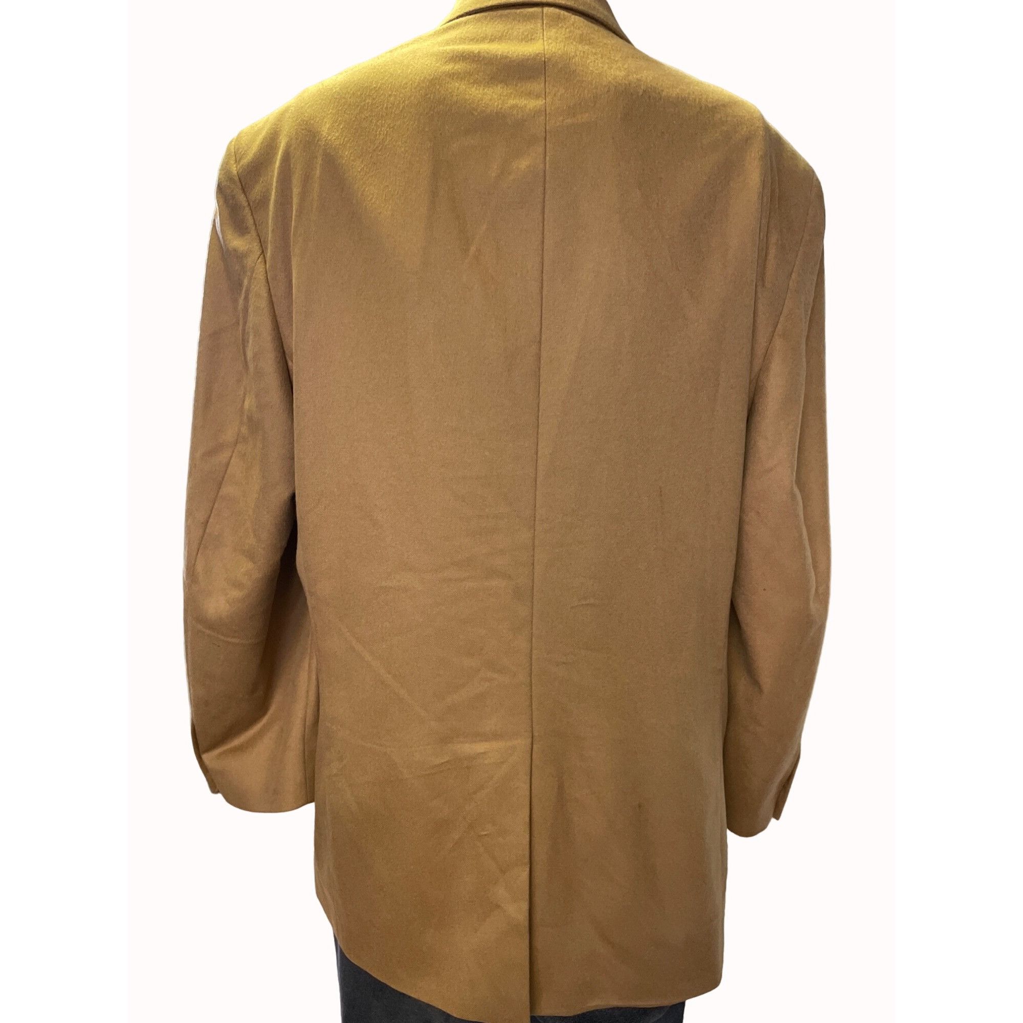 Other Jos A Bank Men's Tan Sports Coat/100% Cashmere Blazer Size 4 Size 44R - 3 Thumbnail