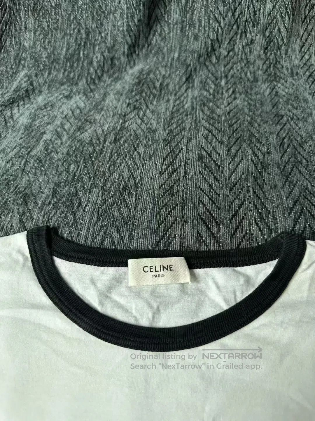 Celine CELINE White Carriage Short Sleeve T-Shirt| Size M / US 6-8 / IT 42-44 - 3 Thumbnail