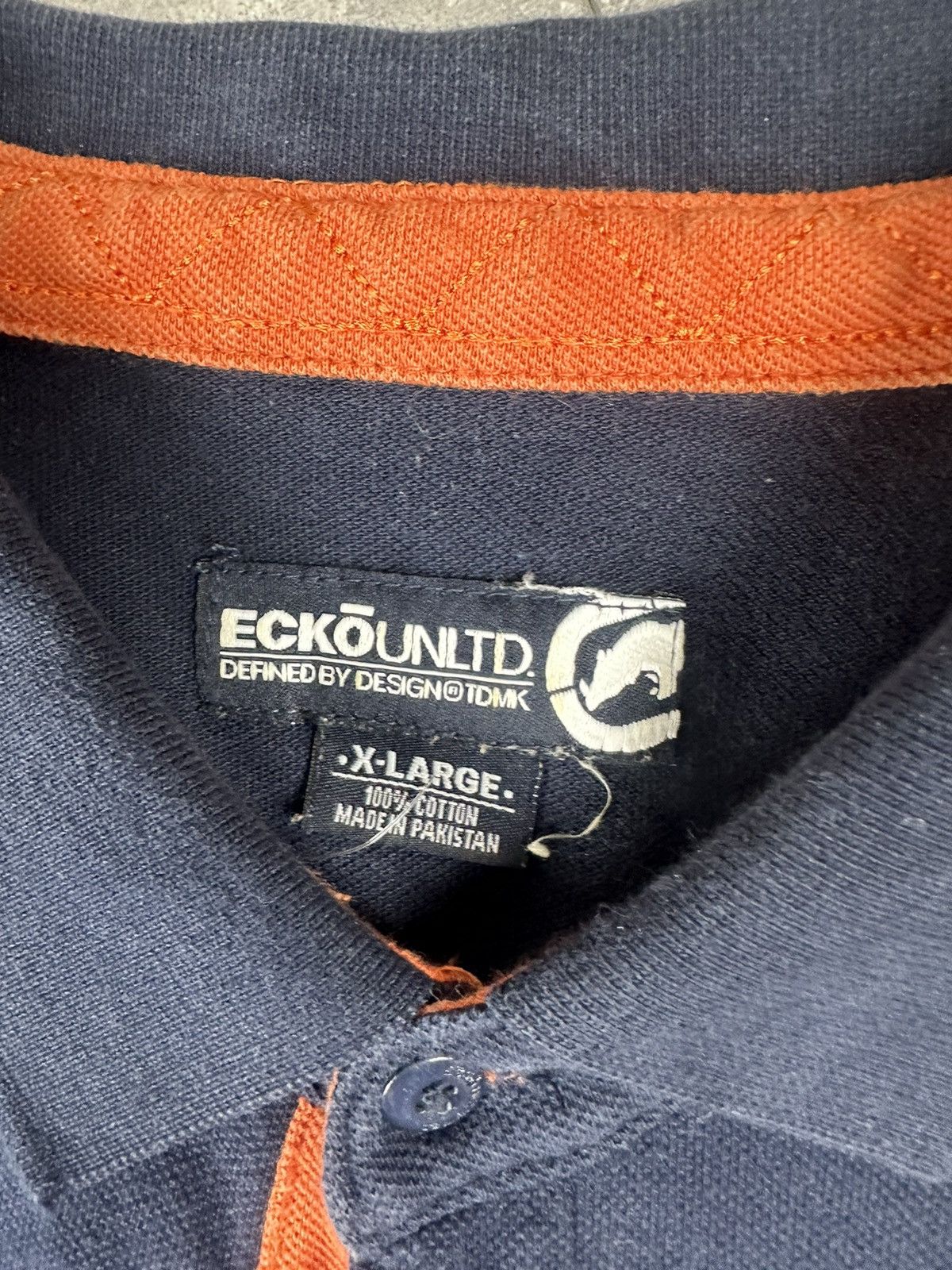 Ecko Unltd. Ecko Unlimited Y2K Vintage 72 Overprint Logo Polo T-Shirt Size US XL / EU 56 / 4 - 8 Thumbnail