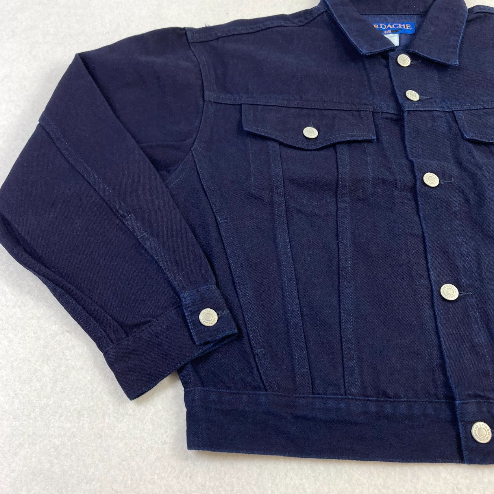 Jordache VINTAGE Jordache Denim Jacket Women’s L Blue Trucker Biker Western Crop Jacket Size L / US 10 / IT 46 - 2 Thumbnail