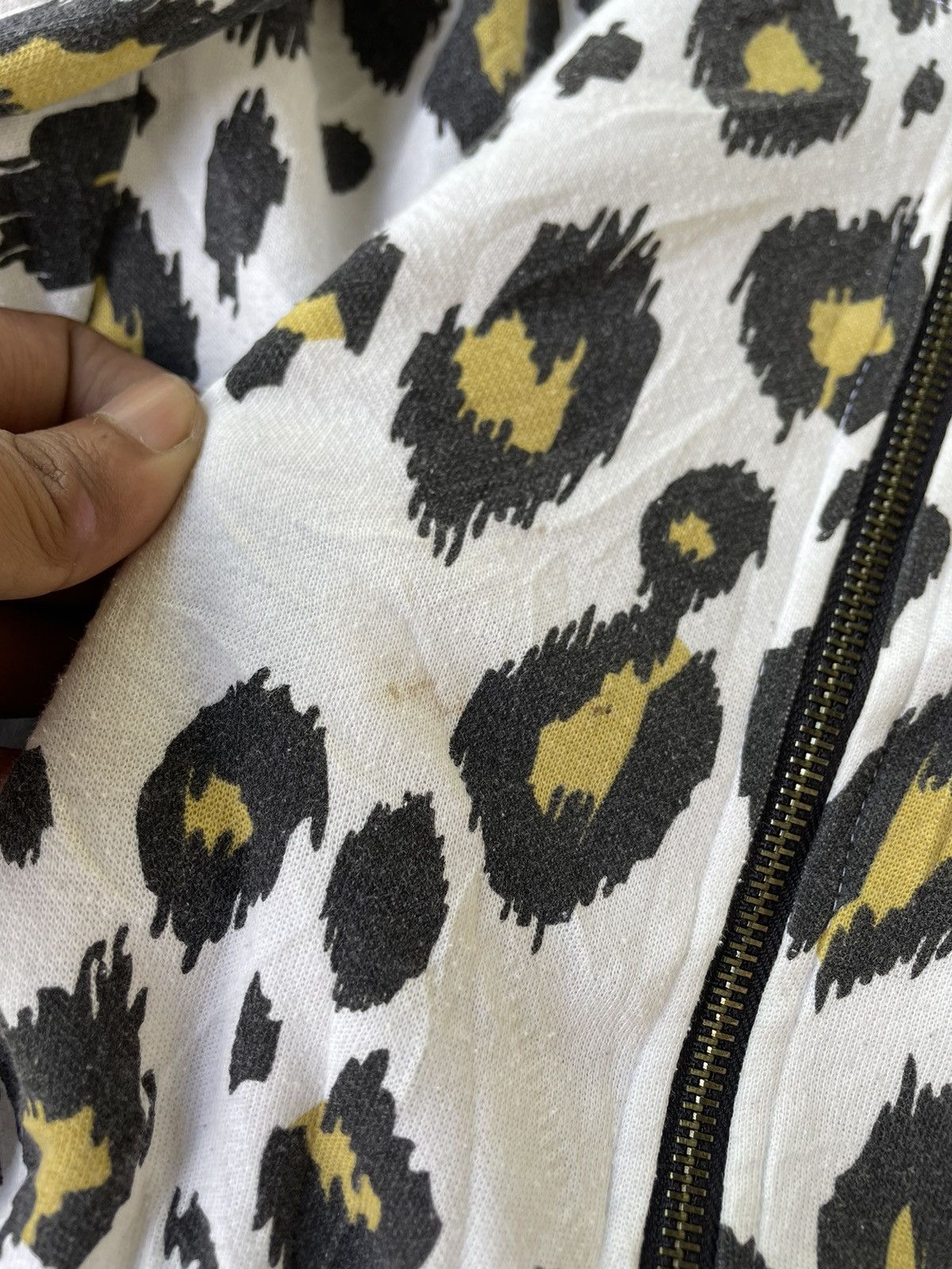 Le Grande Bleu (L.G.B.) Japanese Brand Leopard Faux Fur Hoodie LGB Style Size US S / EU 44-46 / 1 - 11 Thumbnail