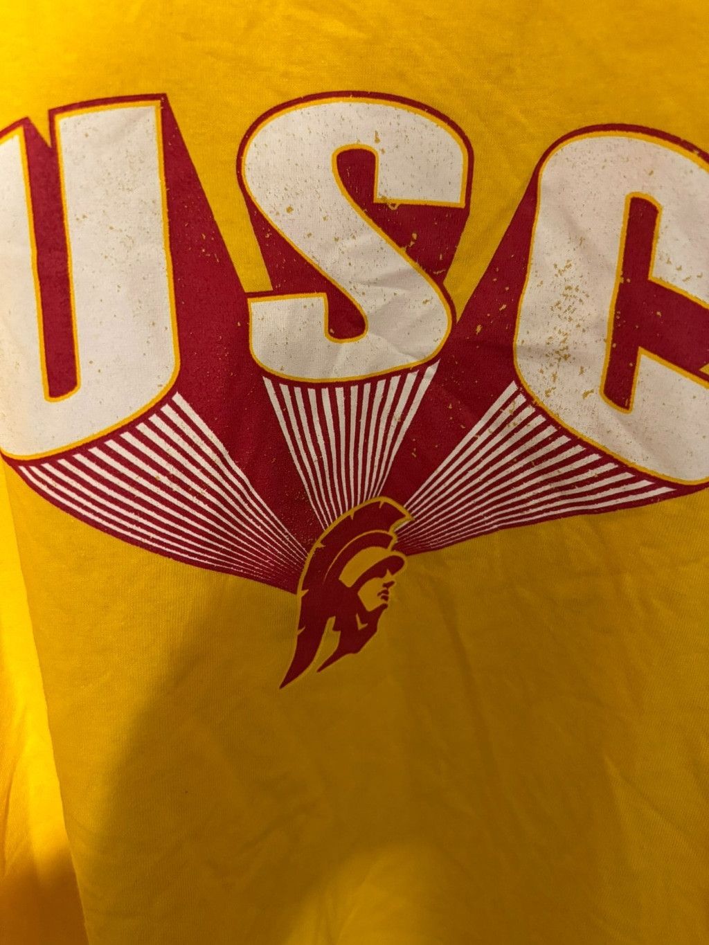 NCAA USC Trojans T-shirt Men's Sz 3XL Yellow NEW WITHOUT TAGS Size US XL / EU 56 / 4 - 4 Thumbnail