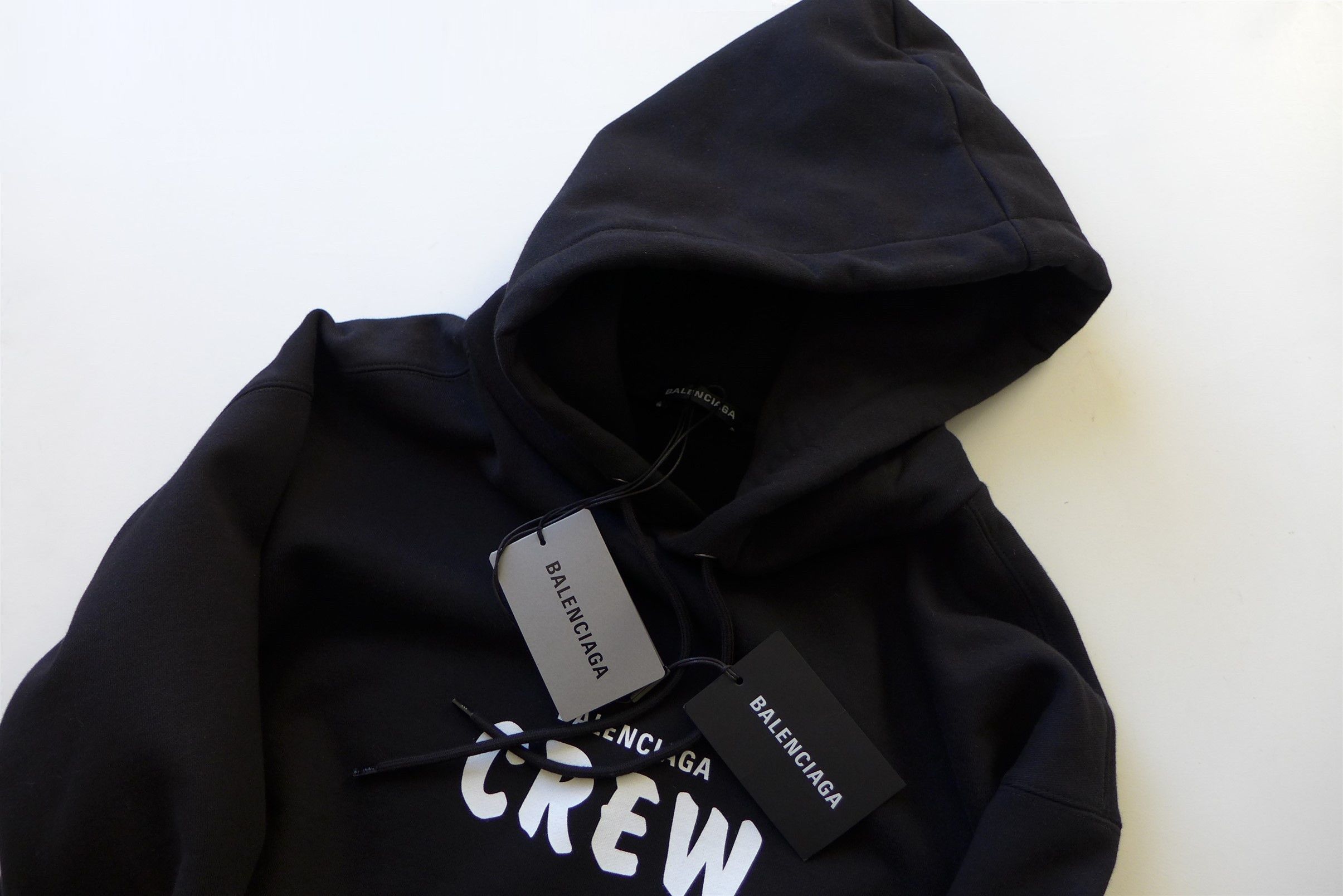 Balenciaga Balenciaga FW20 Crew Hoodie - Black Cotton Size US S / EU 44-46 / 1 - 4 Thumbnail