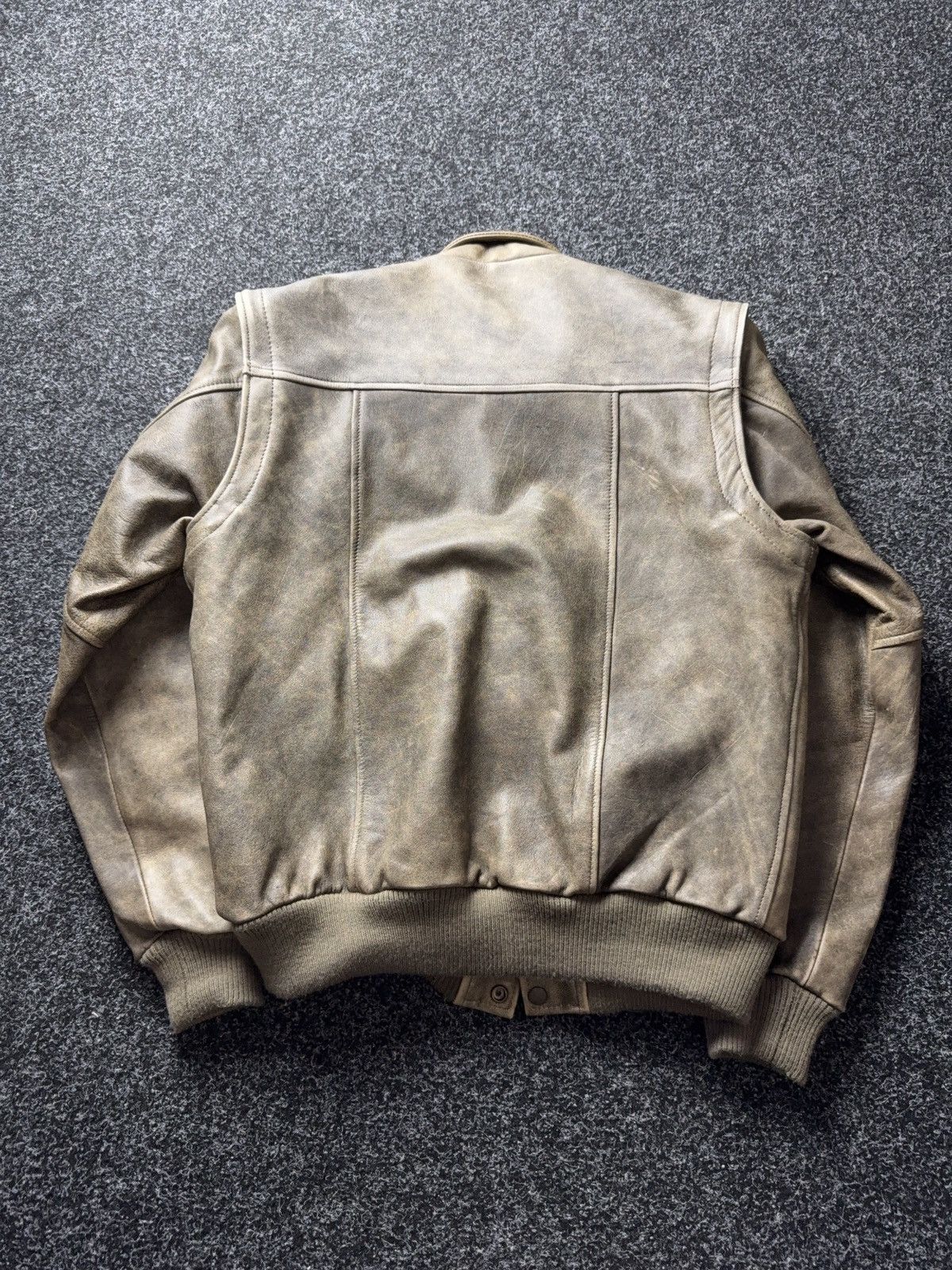 Genuine Leather iXS Leather Jacket Distressed Brown Biker Moto Archive Size US L / EU 52-54 / 3 - 17 Thumbnail
