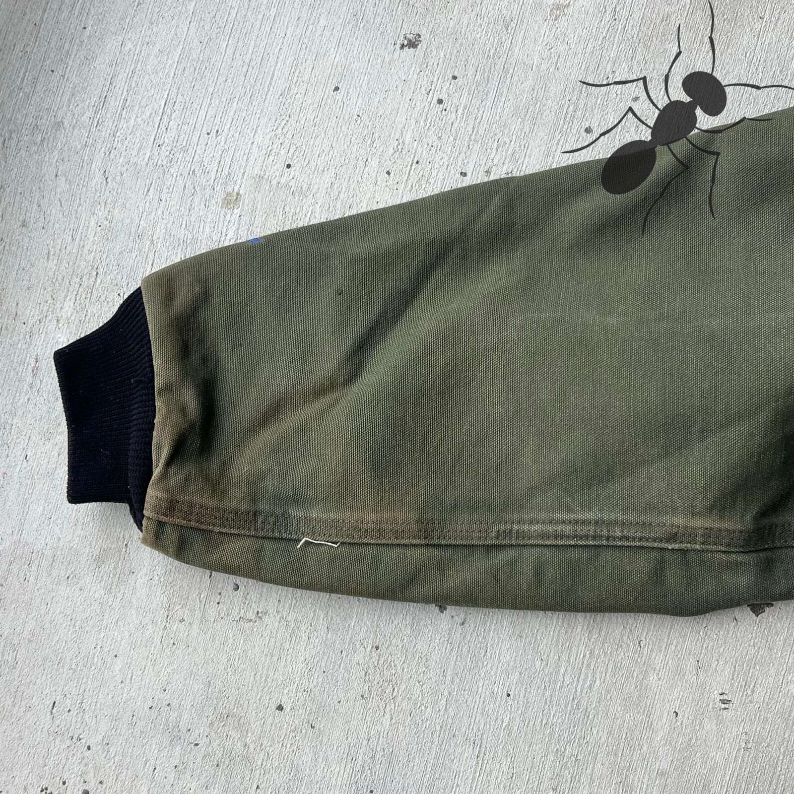 Carhartt × Vintage Carhartt J131 GRN green hooded active work wear jacket Size US L / EU 52-54 / 3 - 9 Thumbnail