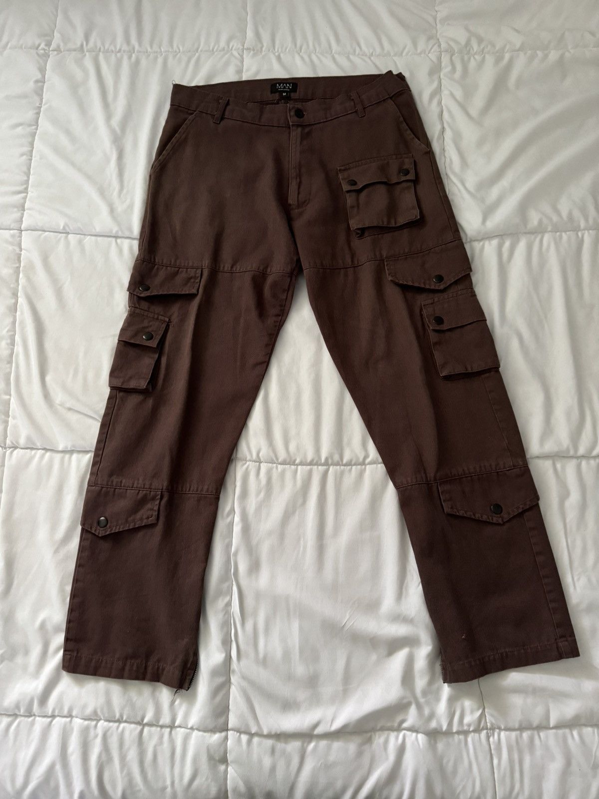 Boohoo × Other Brown cargos Size US 34 / EU 50 - 3 Thumbnail