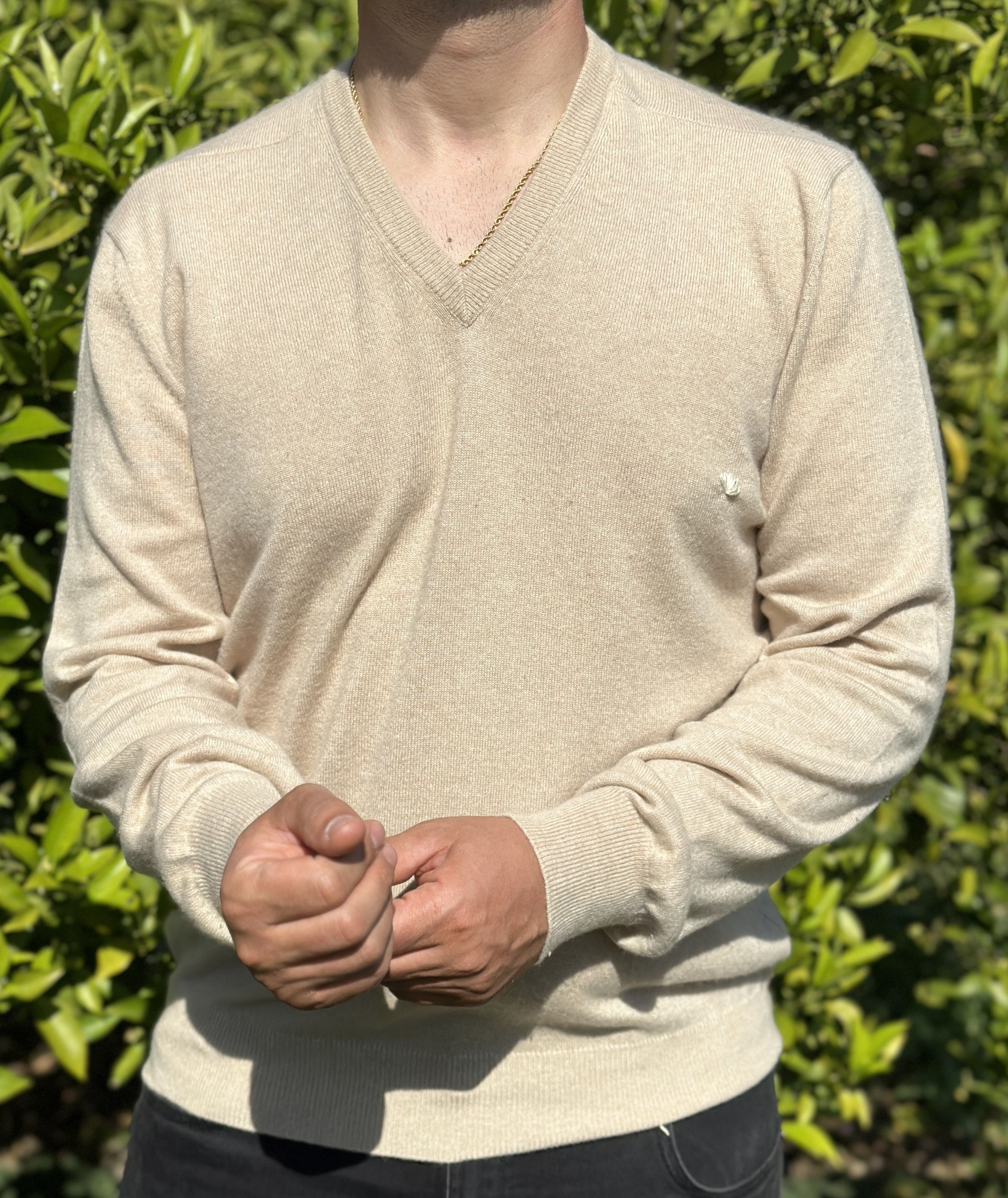 Brunello Cucinelli Pure Cashmere Brunello Cucinelli Light V Neck Size 52 L XL Size US L / EU 52-54 / 3 - 5 Thumbnail