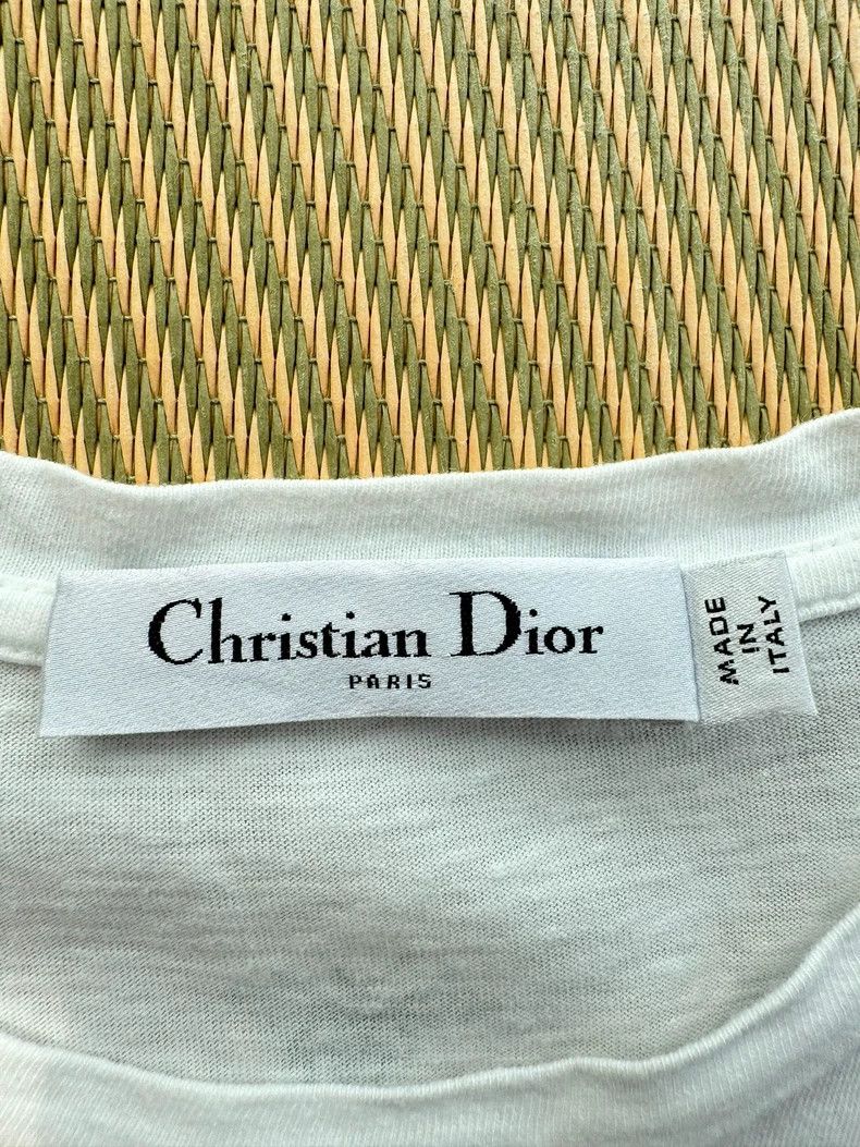 Dior Dior Rabbit-printed women's top with short sleeves Size M / US 6-8 / IT 42-44 - 4 Thumbnail