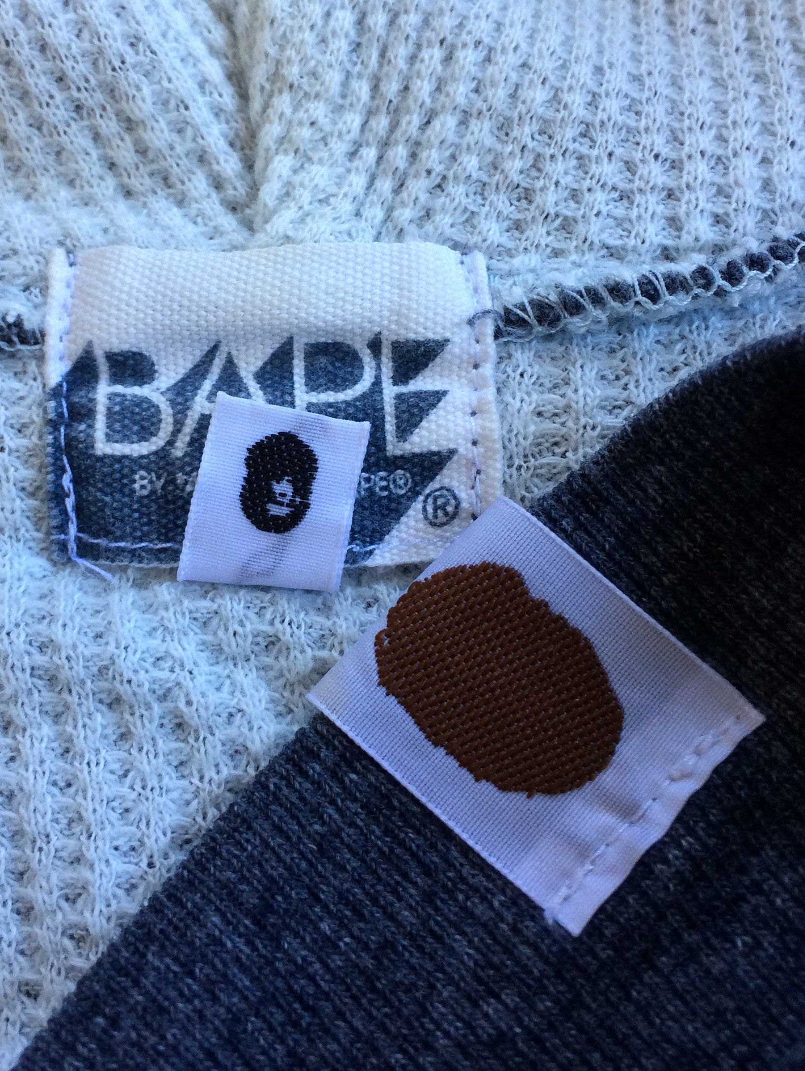 Bape OG Bape Full Zip Thermal Spellout Hoodie Size US M / EU 48-50 / 2 - 6 Thumbnail