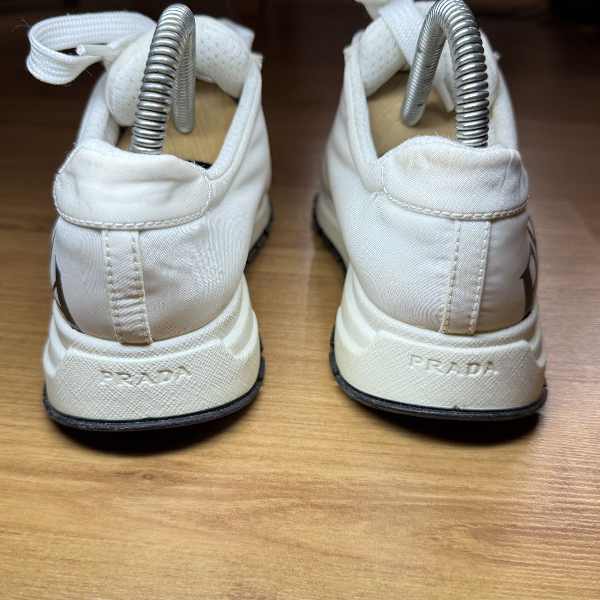 Prada Prada Matchrace Nylon Sneakers City Shoes Big Logo Print Size US 7.5 / IT 37.5 - 7 Thumbnail