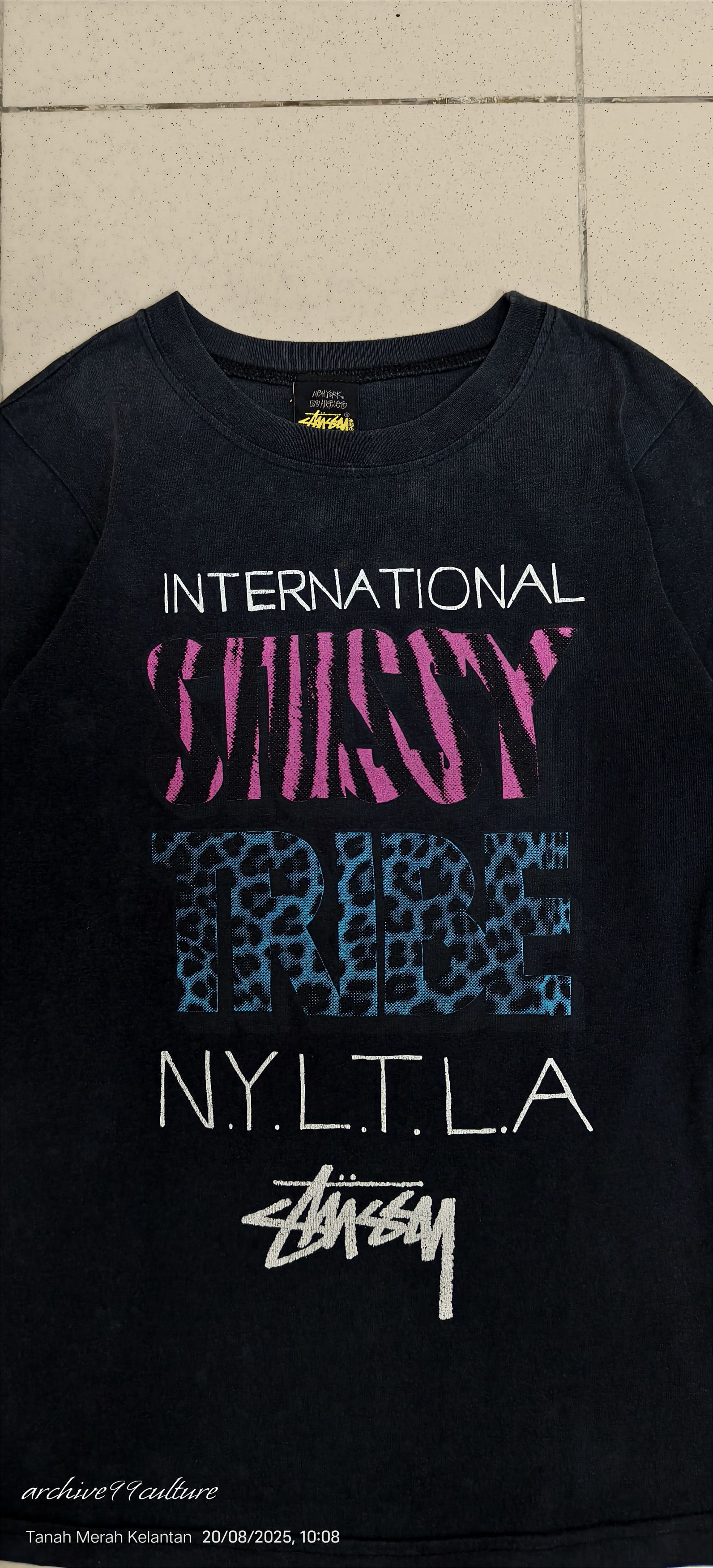 Stussy Vintage women's Stussy Tribe N.Y.T.L.A LS shirt Size S / US 4 / IT 40 - 14 Thumbnail