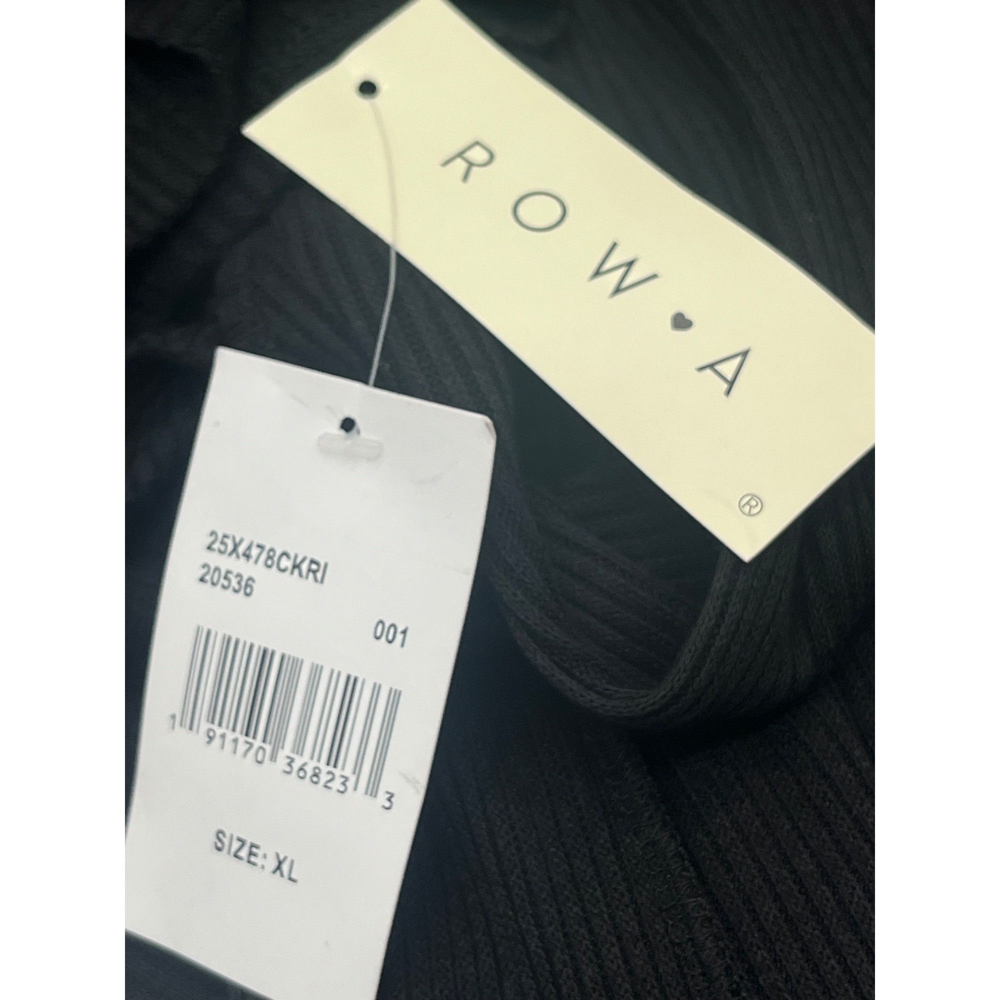 Other ROW A Junior’s Ribbed Bodycon MIDI Dress with Twist Back, B Size XL / US 12-14 / IT 48-50 - 7 Thumbnail