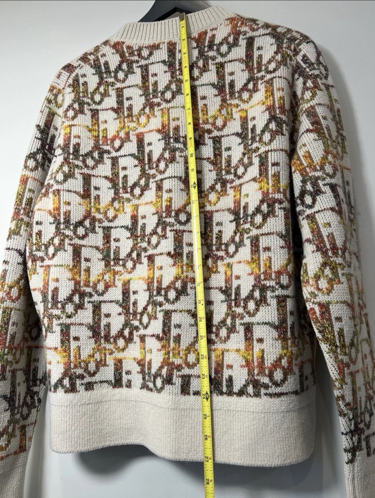 Dior Dior Oblique Fantasy Wool Jacquard Sweater USED size M Size US M / EU 48-50 / 2 - 3 Thumbnail
