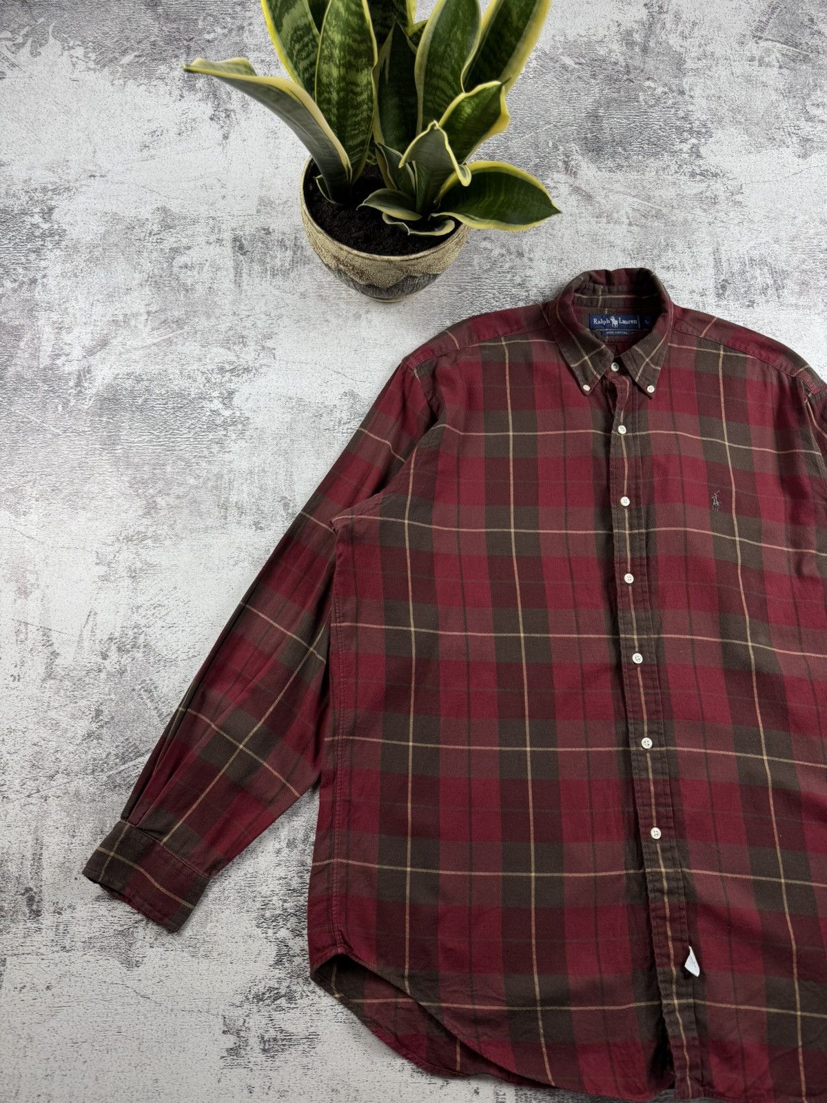Polo Ralph Lauren Ralph Lauren Flannel Striped Pocket Longsleeve Button Shirt Size US XL / EU 56 / 4 - 2 Thumbnail