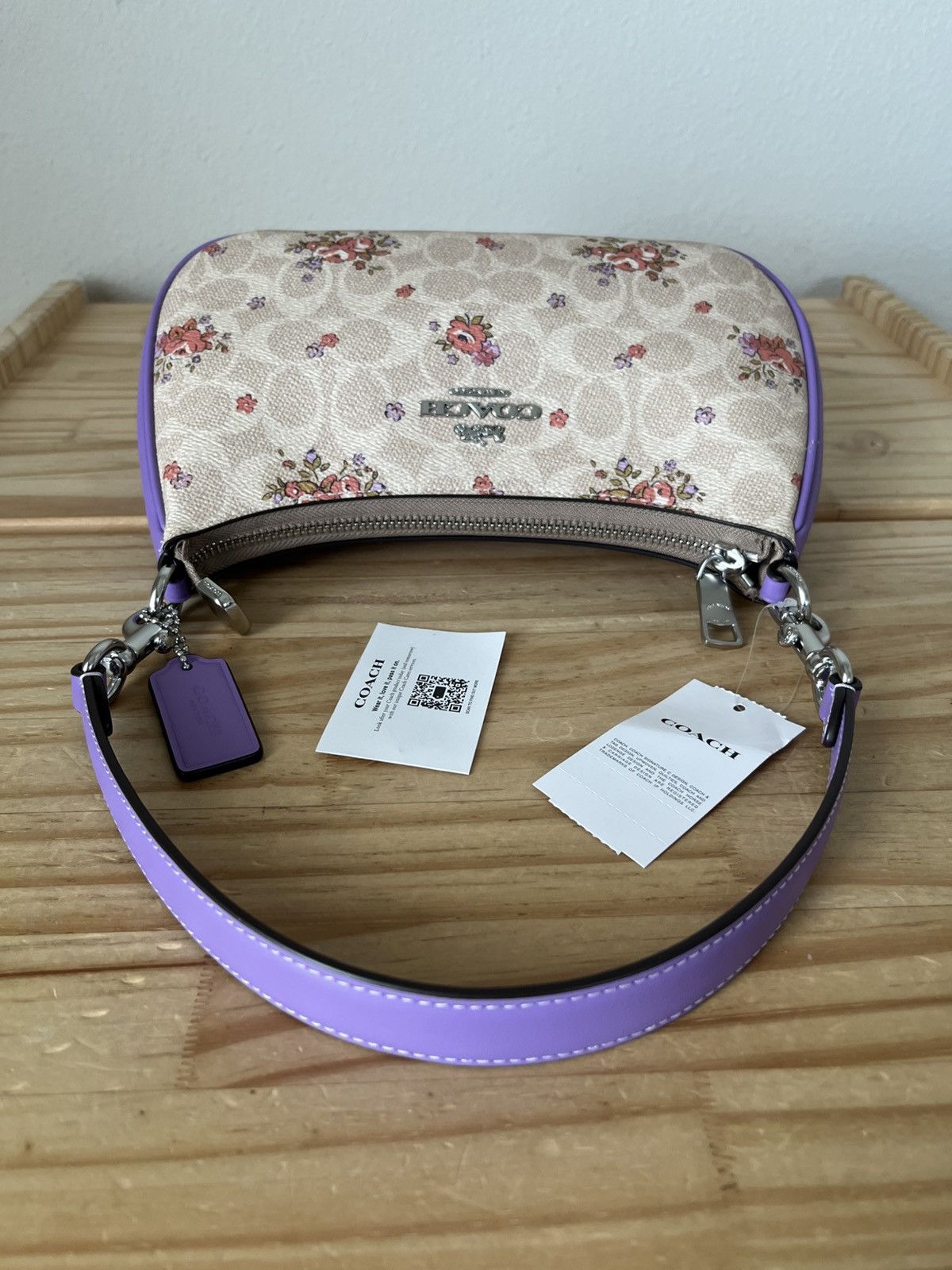 Coach Coach Teri Shoulder Bag In Signature Floral Printed Size ONE SIZE - 7 Thumbnail