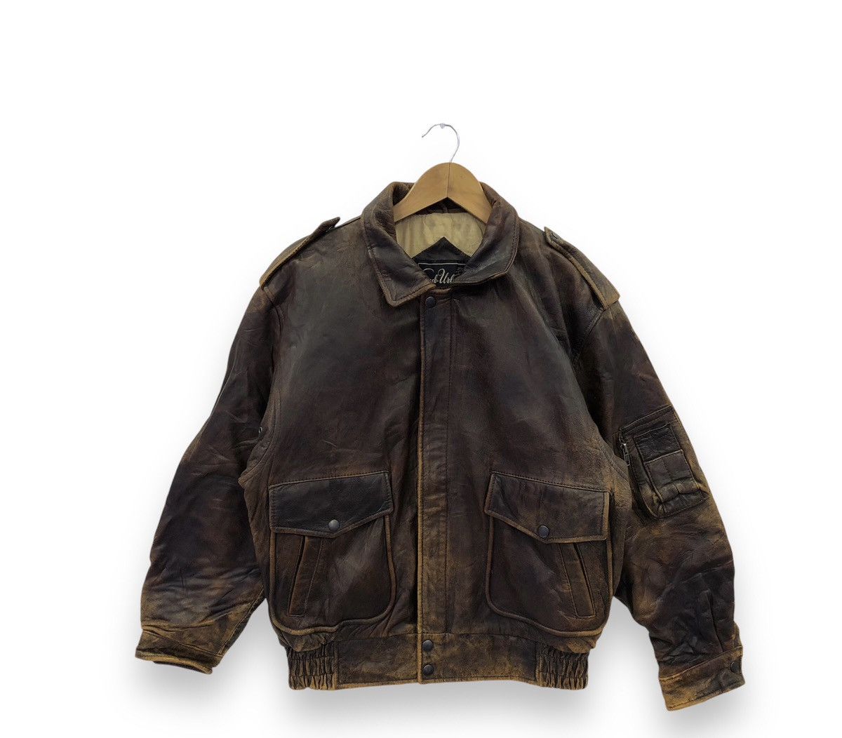 Japanese Brand Vintage Sub Urban Tokyo Sheepskin Leather Jacket Size US M / EU 48-50 / 2 - 1 Thumbnail