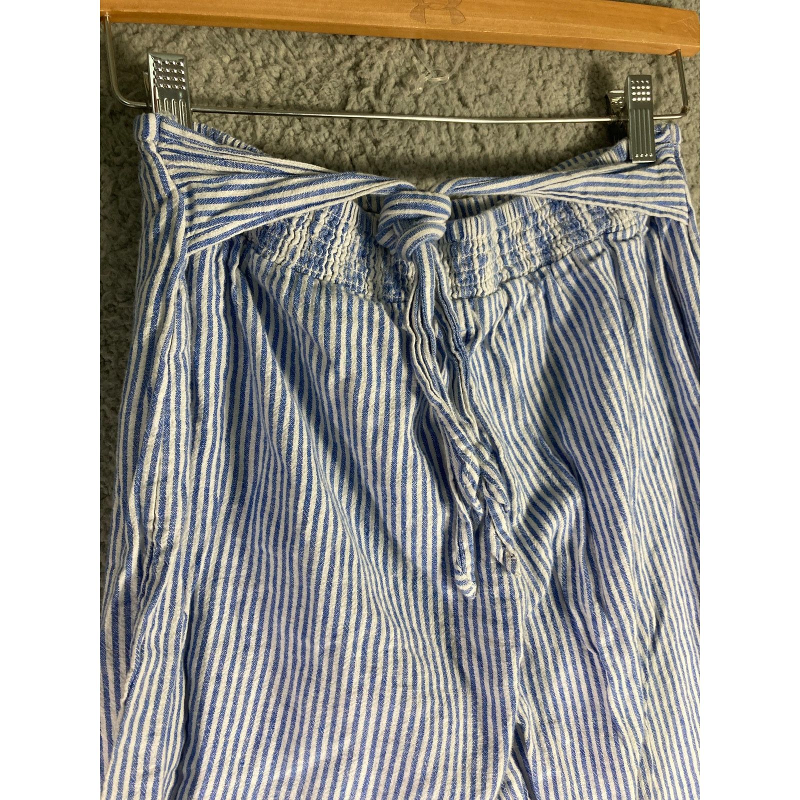 Other beachlunchlounge Women's Striped Wide-Leg Pants Blue Size S Size 26" / US 2 / IT 38 - 8 Thumbnail