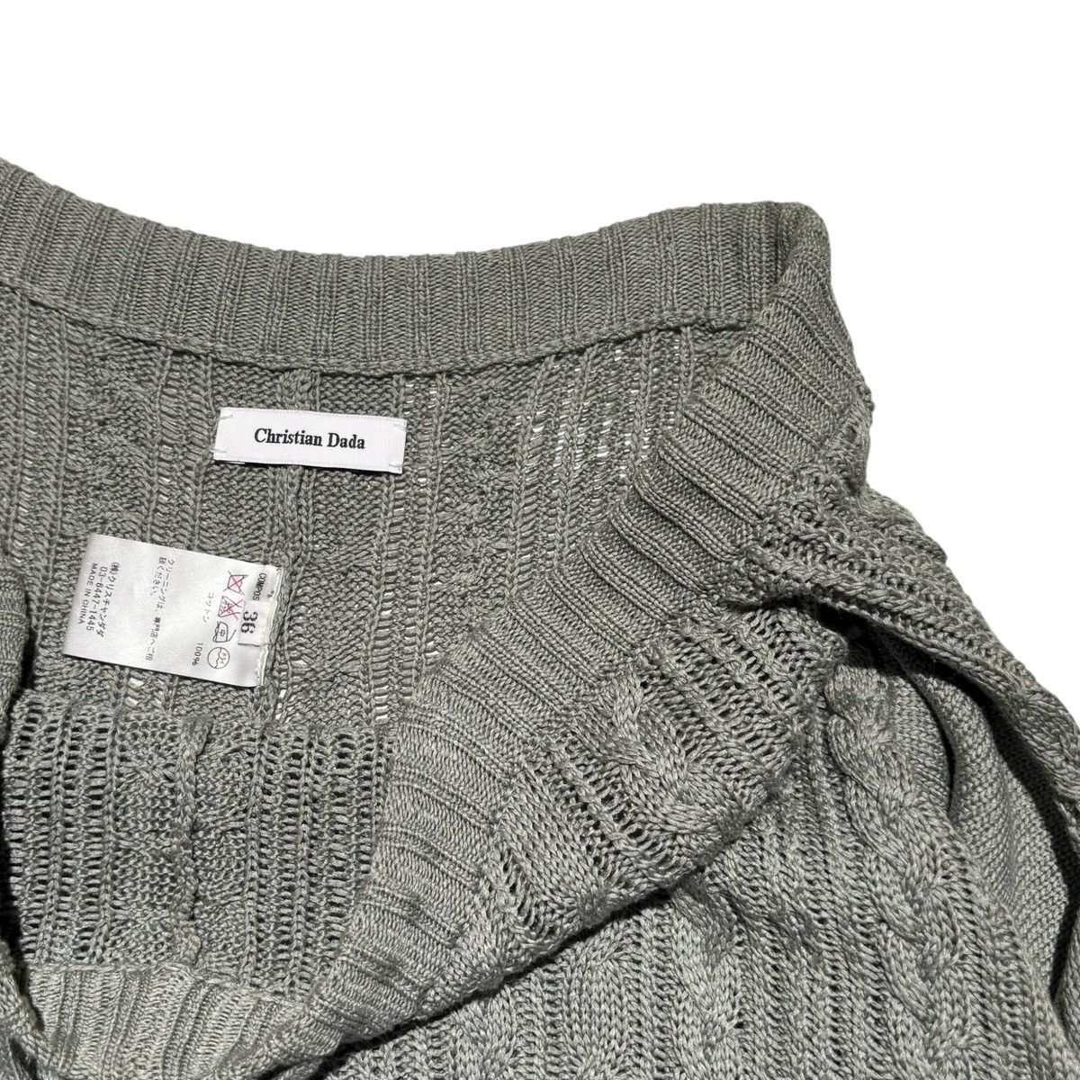 Christian Dada Woven knit adjustable wide leg pant Size US 32 / EU 48 - 2 Thumbnail