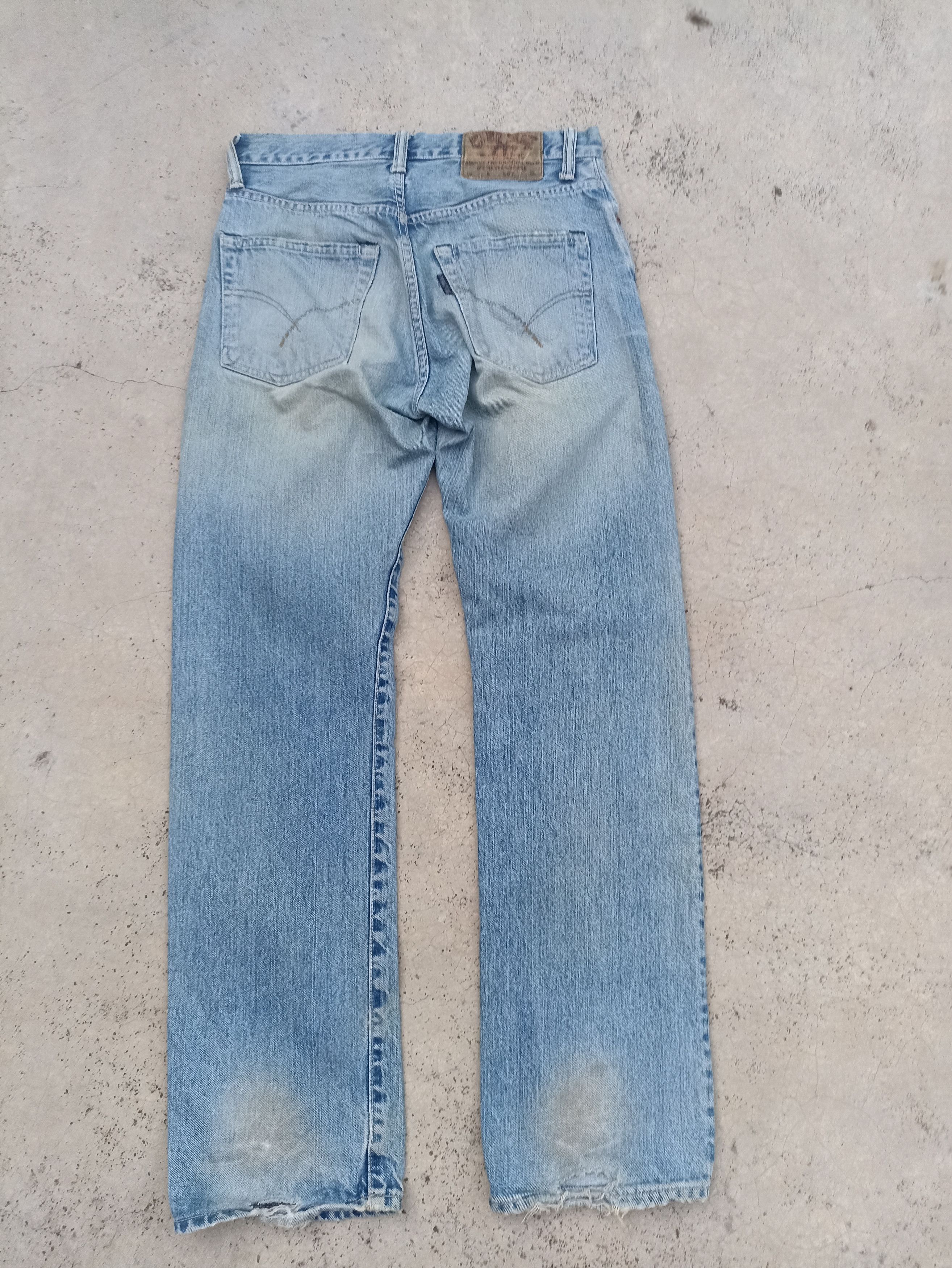 Le Grande Bleu (L.G.B.) Vintage LGB distressed jeans Blue Blue Japan mud washed Size US 30 / EU 46 - 5 Thumbnail