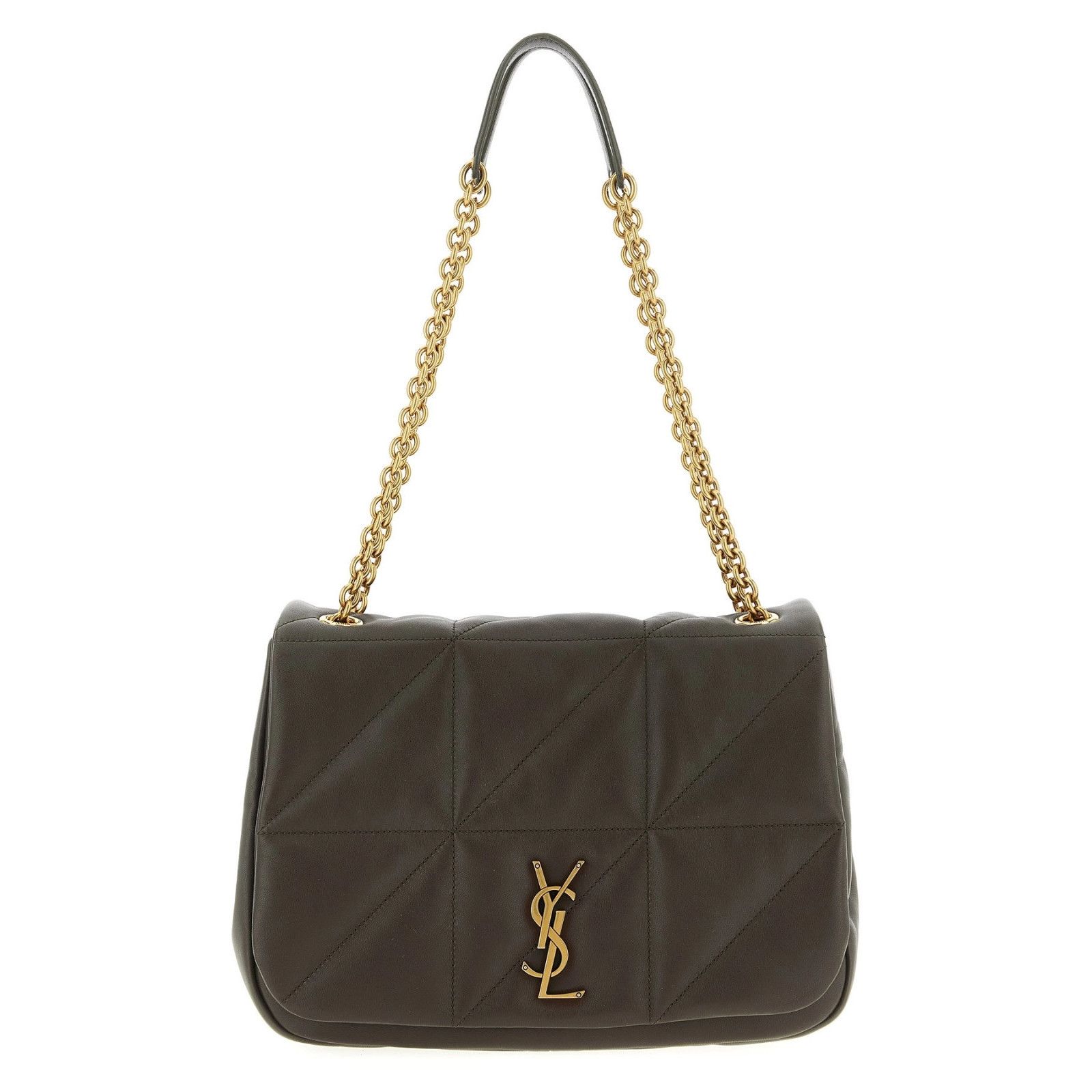 SAINT LAURENT Jamie 4.3 Medium Green Lambskin Shoulder Bag N