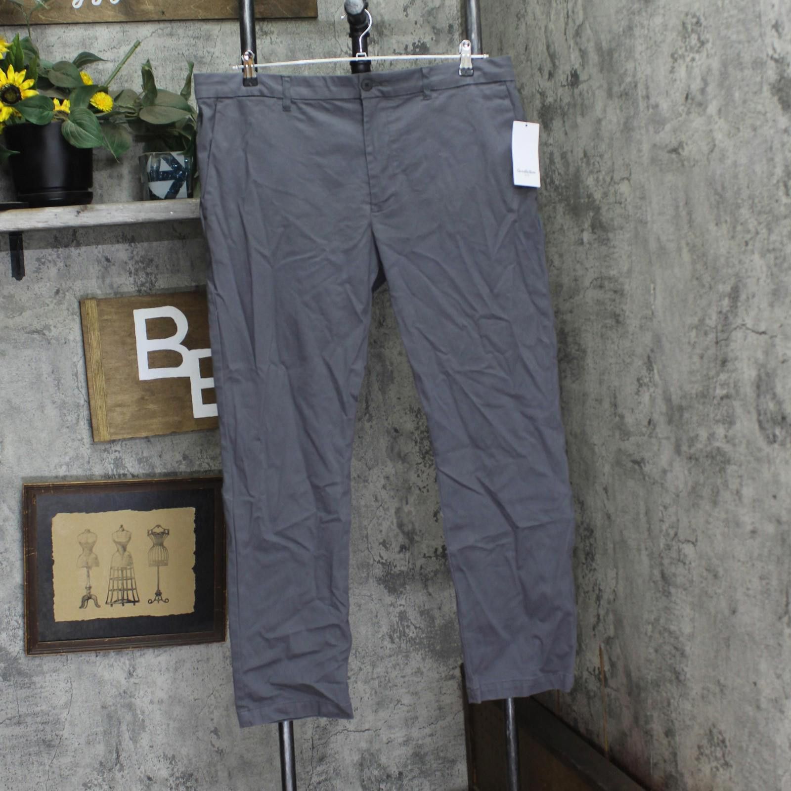Other Nwt Goodfellow & Co Mens Fit Chino Pants 93579891 Gray 38x32 Size US 38 / EU 54 - 1 Thumbnail
