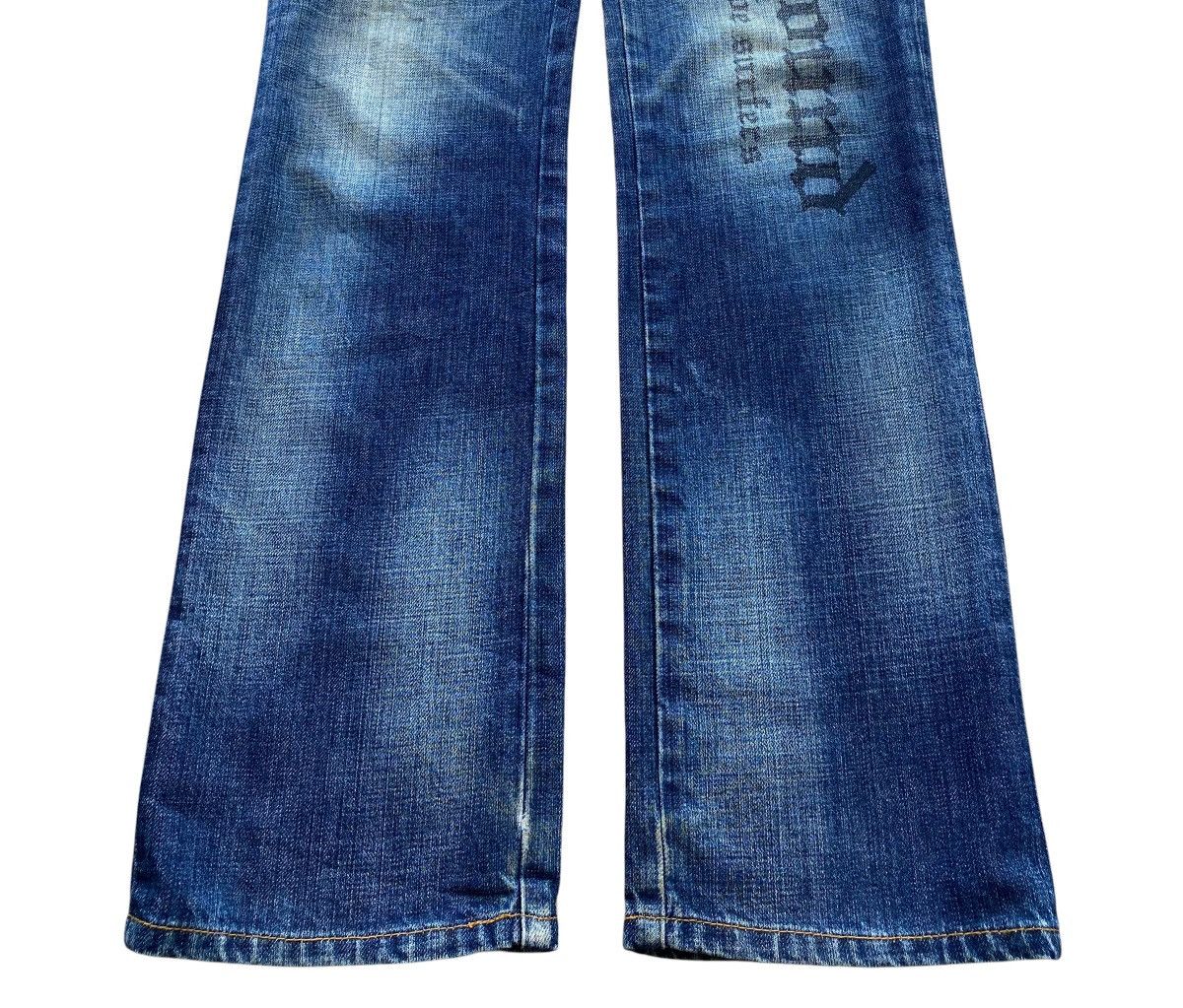 Japanese Brand Japanese Brand Faded Wash Whiskered Style Straight Leg Jeans Size US 31 - 5 Thumbnail