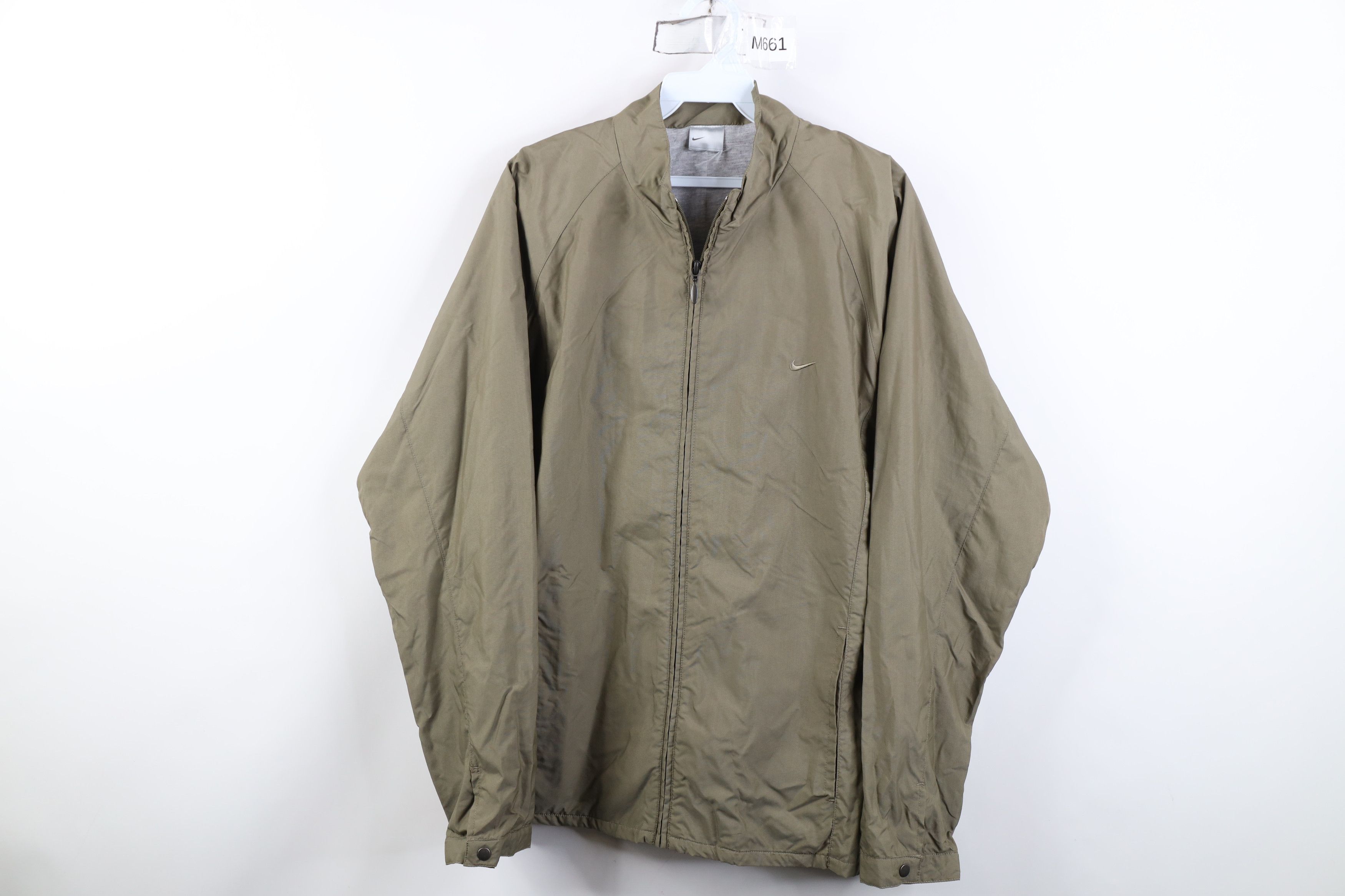 Nike Vintage 90s Y2K Nike Mini Swoosh Lined Windbreaker Jacket Size XL / US 12-14 / IT 48-50 - 1 Thumbnail