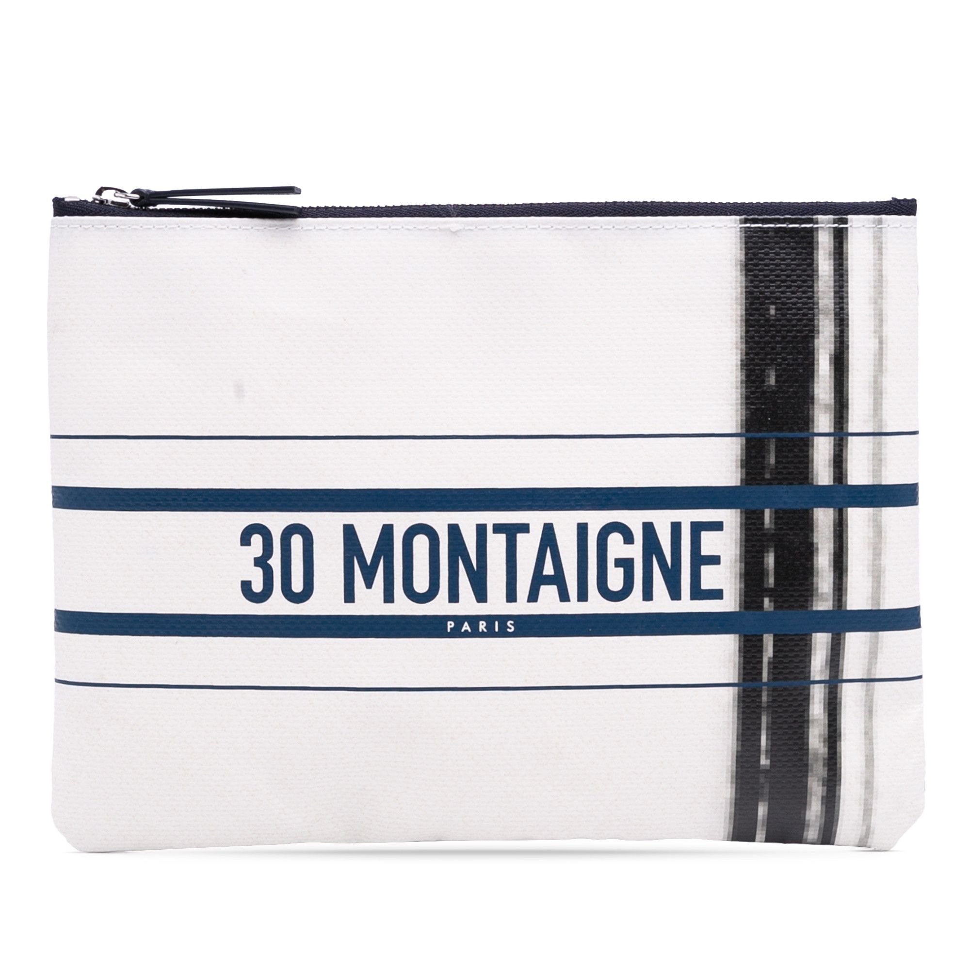 Dior Dior Limited Edition Bilum Trompe Loeil Canvas 30 Montaigne Pochette Size ONE SIZE - 1 Thumbnail