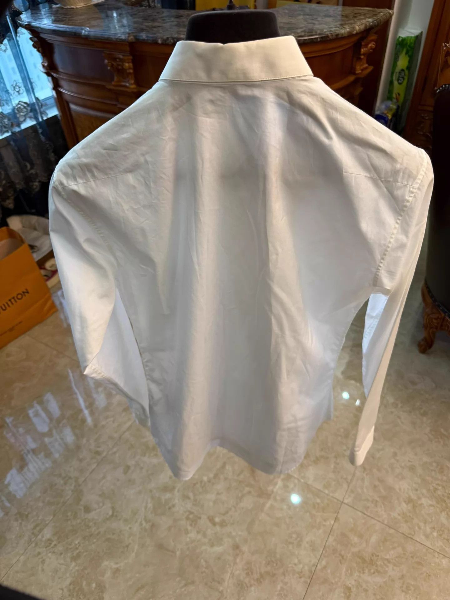 Dior Dior White Button-Front Shirt 39 IT Italian MINT Size US M / EU 48-50 / 2 - 2 Thumbnail