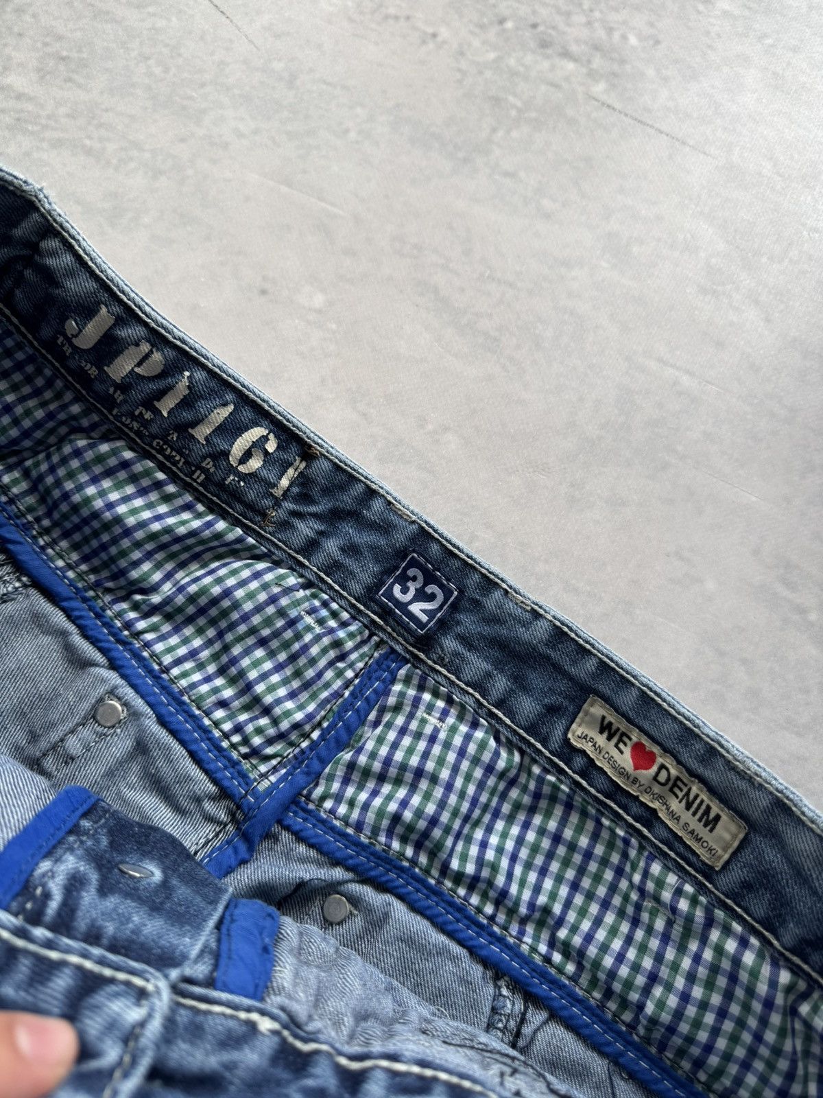 Designer Japrag Multipocket ay2J Drip Denim Japanese Designer Pants Size US 32 / EU 48 - 8 Thumbnail